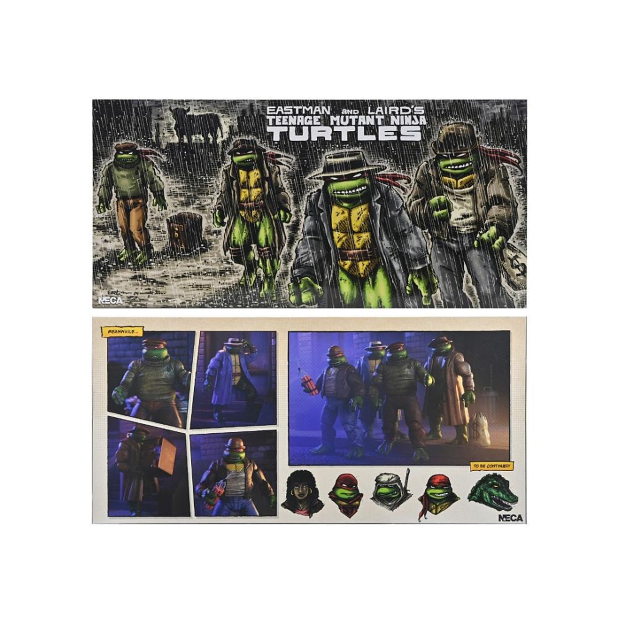 NECA Teenage Mutant Ninja Turtles Gangster Turtles 4 Pack Action Figures – photo 15 of 16