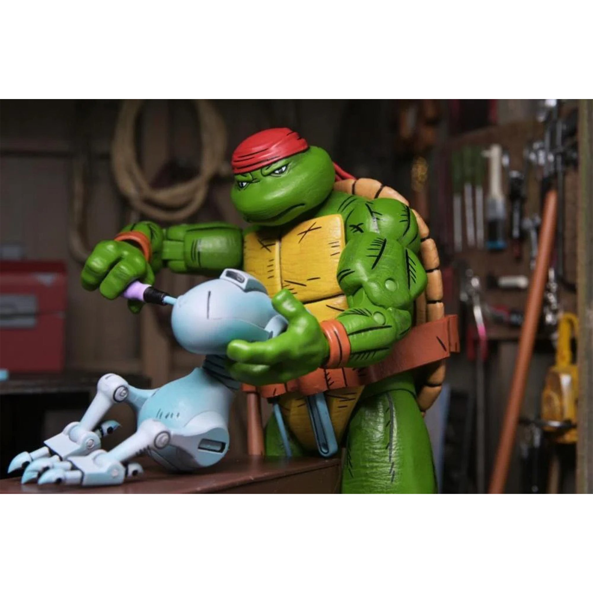 NECA Teenage Mutant Ninja Turtles Handyman Donatello  Mirage Comics Action Figure – Teenage Mutant Ninja Turtles, NECA, 18 cm, brand new collector item, Uncanny Collectibles Dublin Ireland