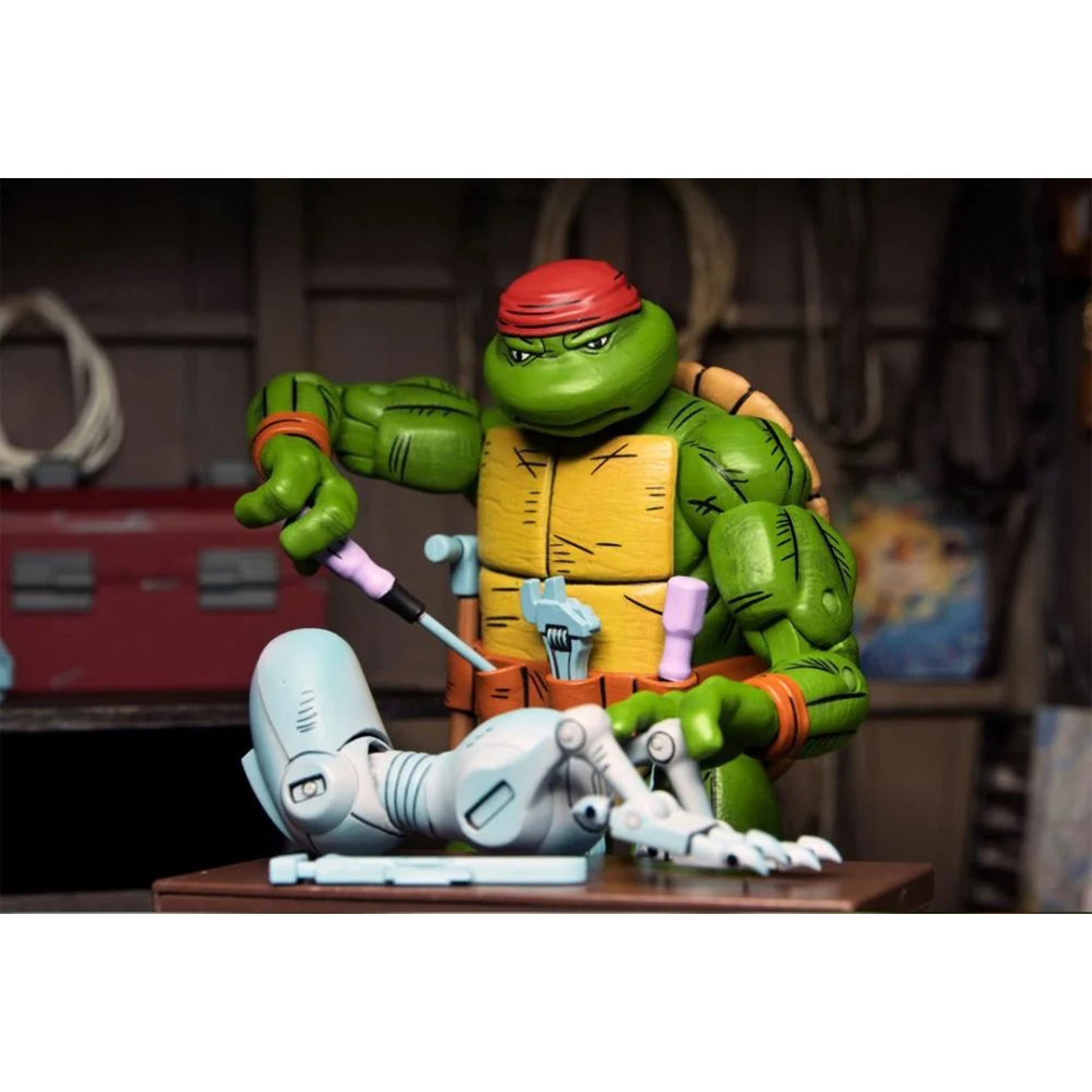 NECA Teenage Mutant Ninja Turtles Handyman Donatello  Mirage Comics Action Figure – Teenage Mutant Ninja Turtles, NECA, 18 cm, brand new collector item, Uncanny Collectibles Dublin Ireland