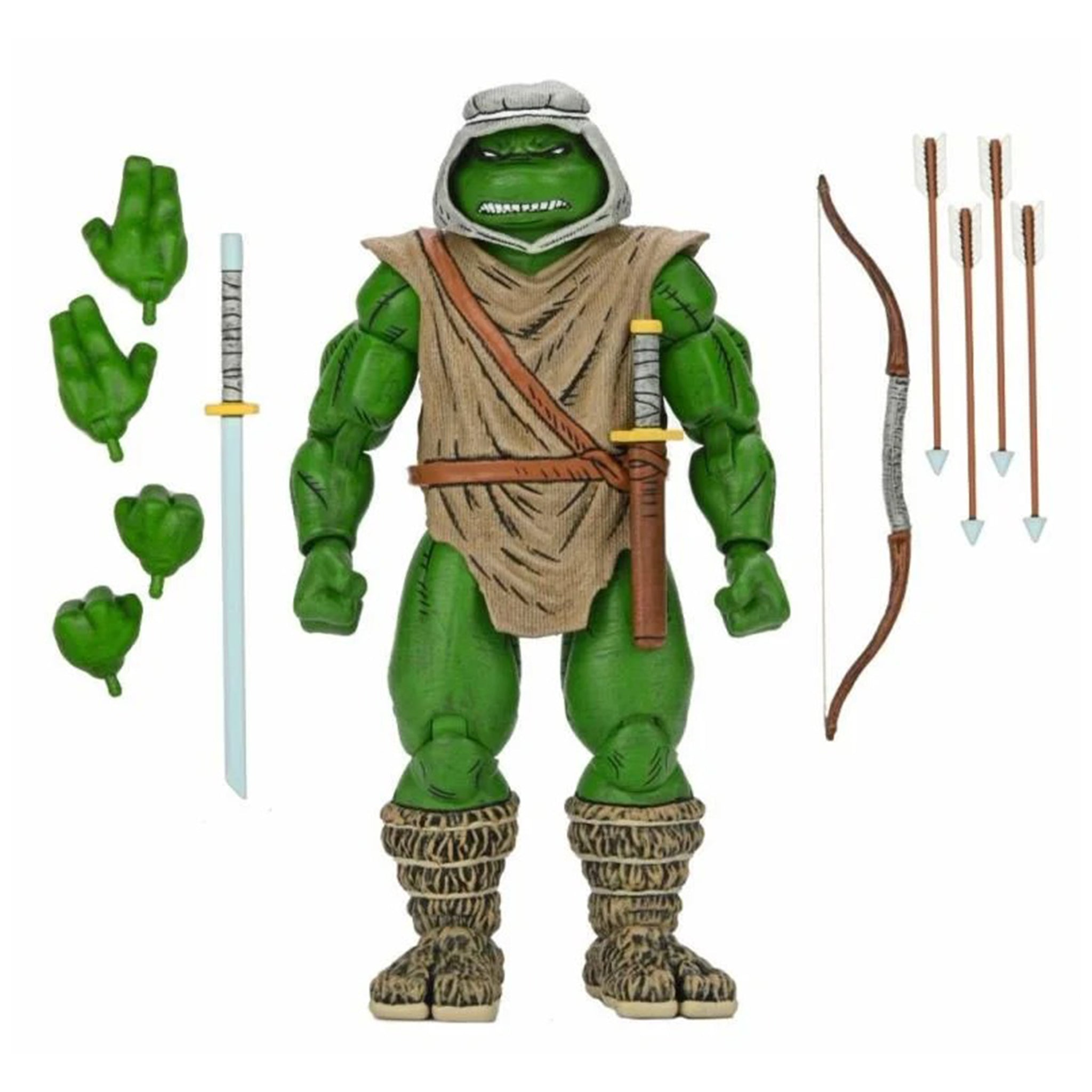 NECA Teenage Mutant Ninja Turtles Hunter Leonardo Mirage Comics Action Figure