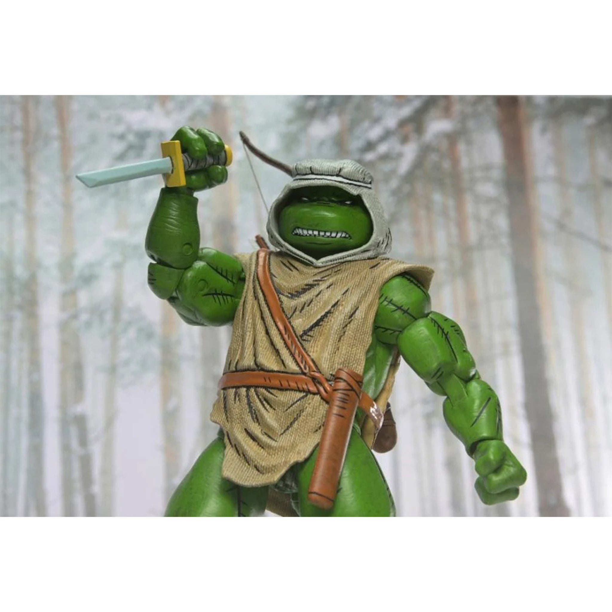 NECA Teenage Mutant Ninja Turtles Hunter Leonardo Mirage Comics Action Figure
