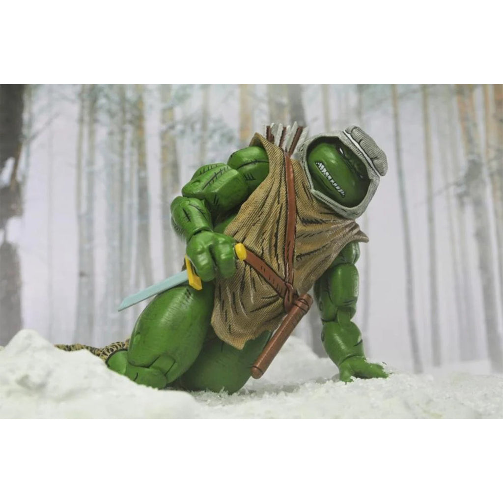 NECA Teenage Mutant Ninja Turtles Hunter Leonardo Mirage Comics Action Figure