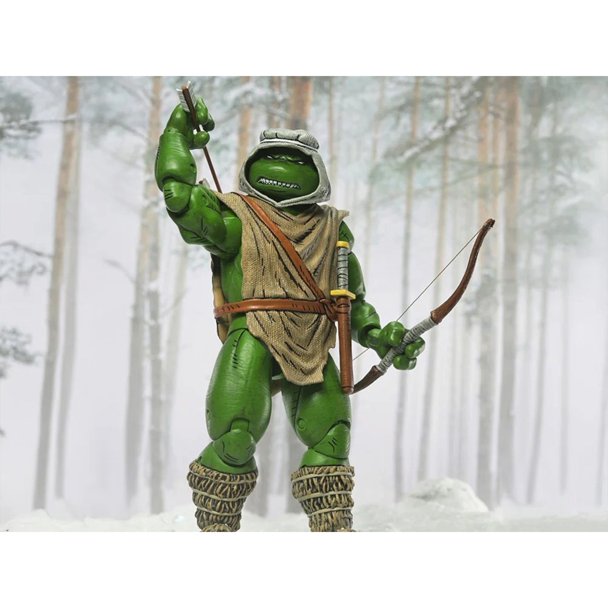 NECA Teenage Mutant Ninja Turtles Hunter Leonardo Mirage Comics Action Figure