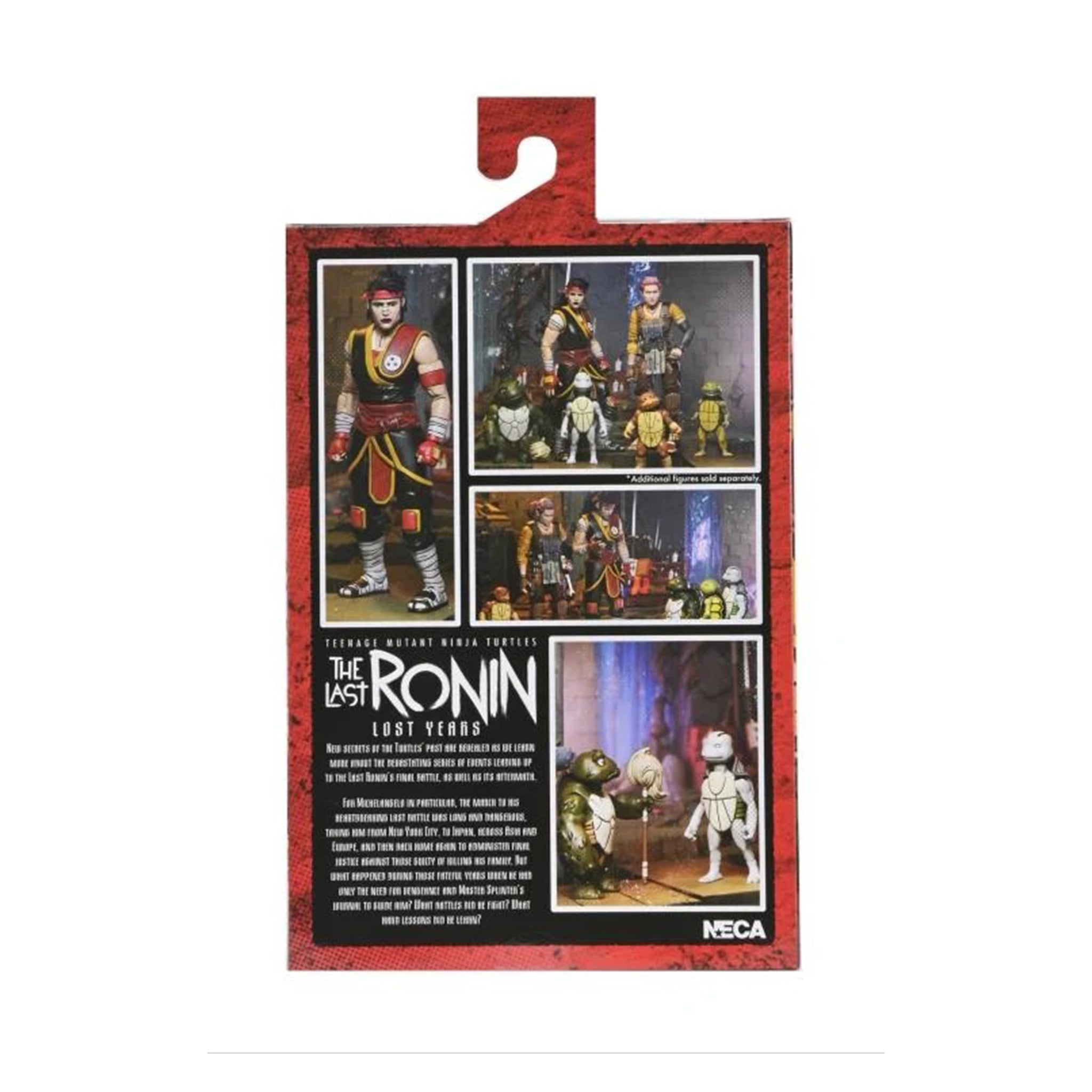 NECA Teenage Mutant Ninja Turtles Last Ronin Lost Years Casey Marie with Baby Odyn and Uno Action Figure