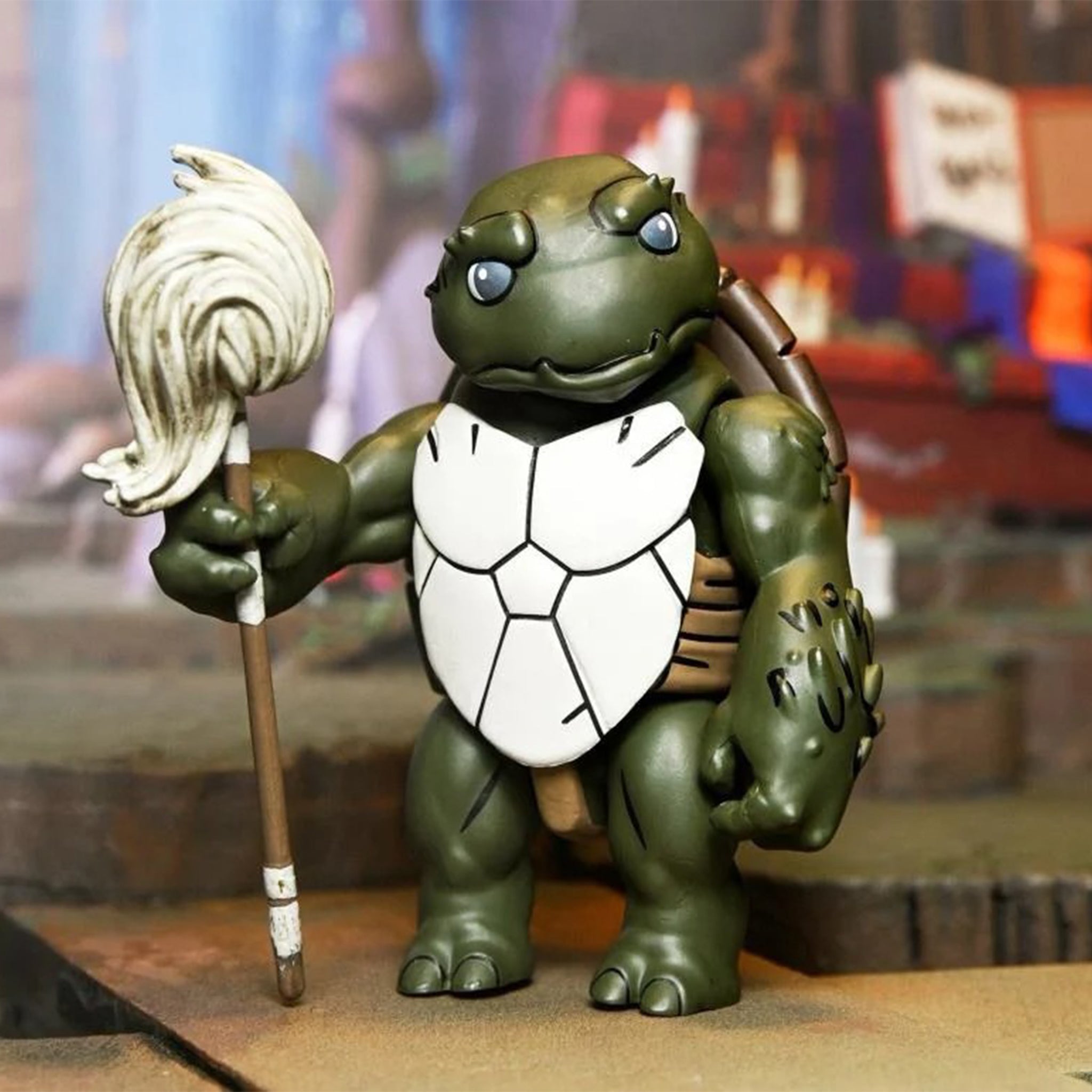 NECA Teenage Mutant Ninja Turtles Last Ronin Lost Years Casey Marie with Baby Odyn and Uno Action Figure – Teenage Mutant Ninja Turtles, NECA, 18 cm, brand new collector item, Uncanny Collectibles Dublin Ireland