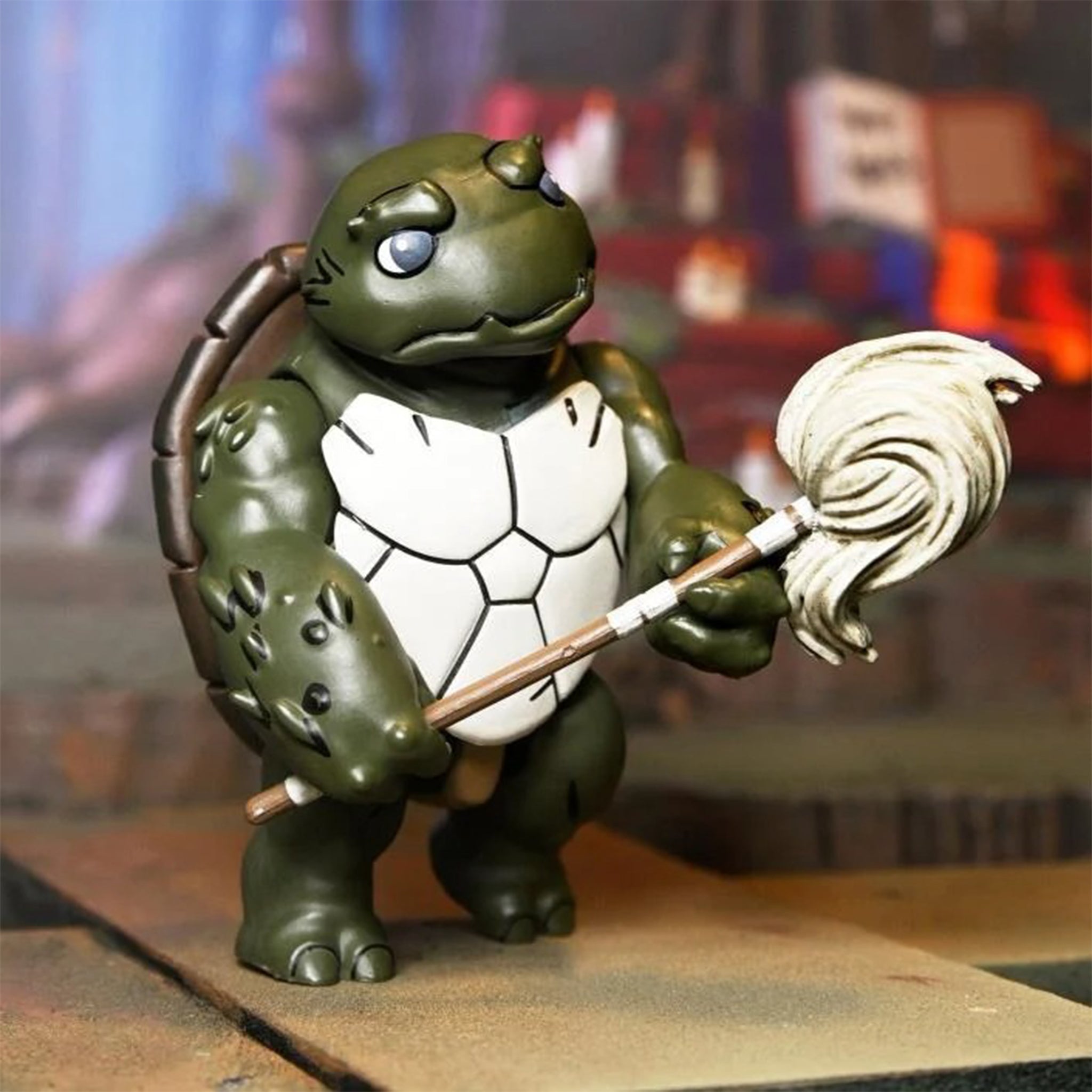 NECA Teenage Mutant Ninja Turtles Last Ronin Lost Years Casey Marie with Baby Odyn and Uno Action Figure – Teenage Mutant Ninja Turtles, NECA, 18 cm, brand new collector item, Uncanny Collectibles Dublin Ireland