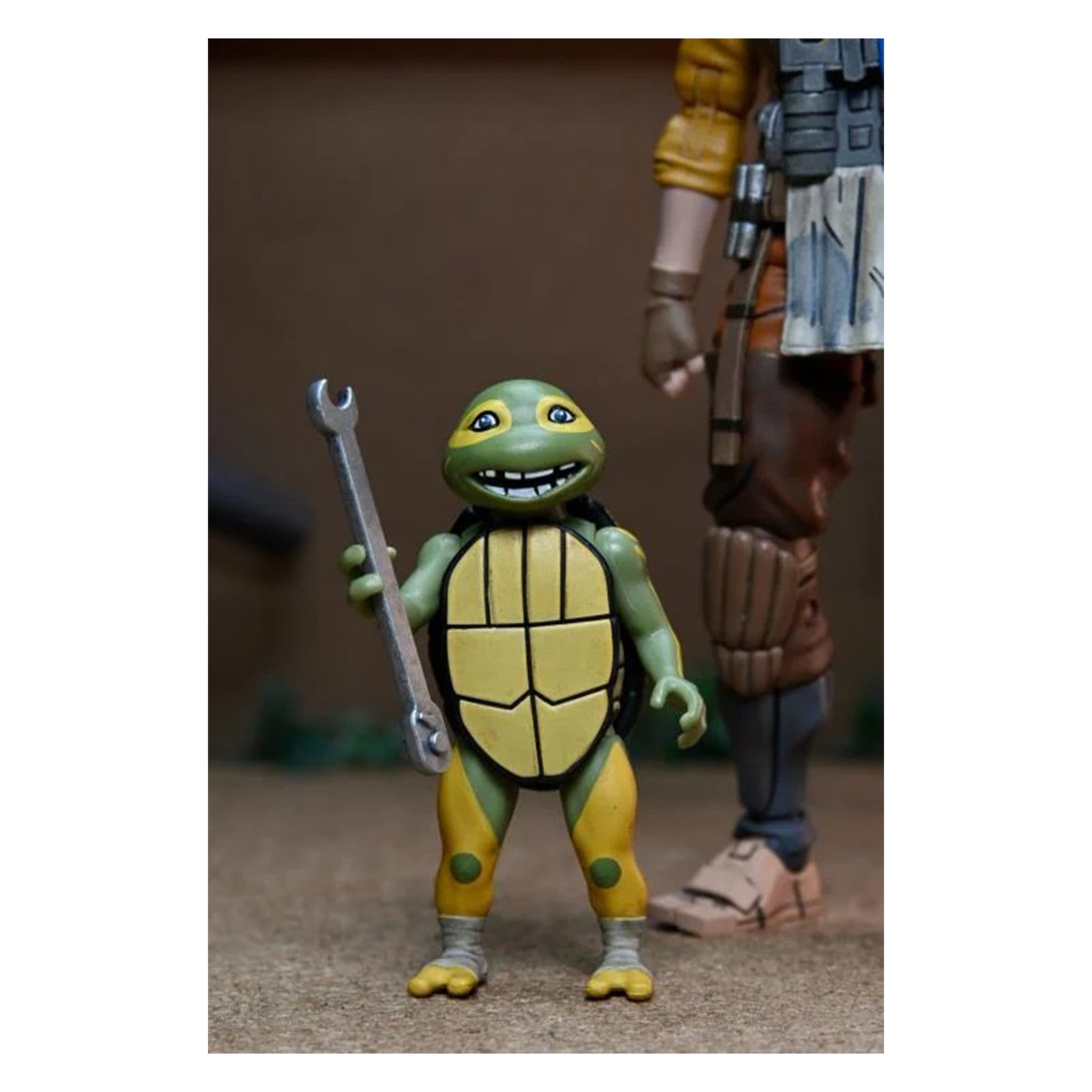NECA Teenage Mutant Ninja Turtles Last Ronin Lost Years Grammy April with Baby Yi and Moja Action Figure