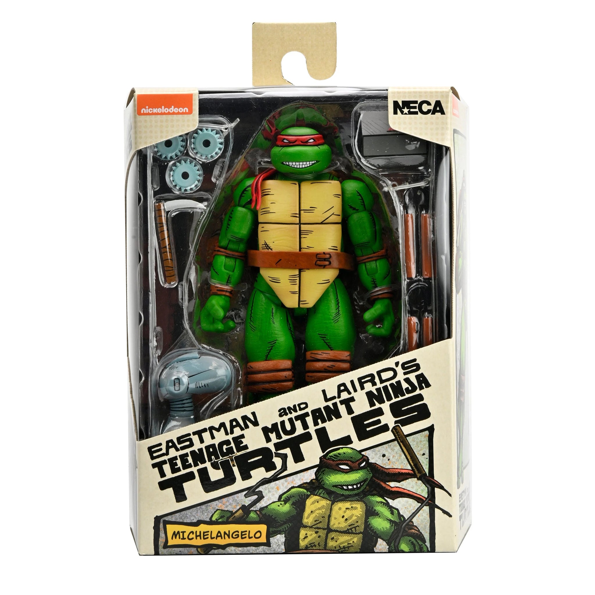 NECA Teenage Mutant Ninja Turtles Michelangelo Mirage Comics Action Figure – Teenage Mutant Ninja Turtles, NECA, 18 cm, brand new collector item, Uncanny Collectibles Dublin Ireland