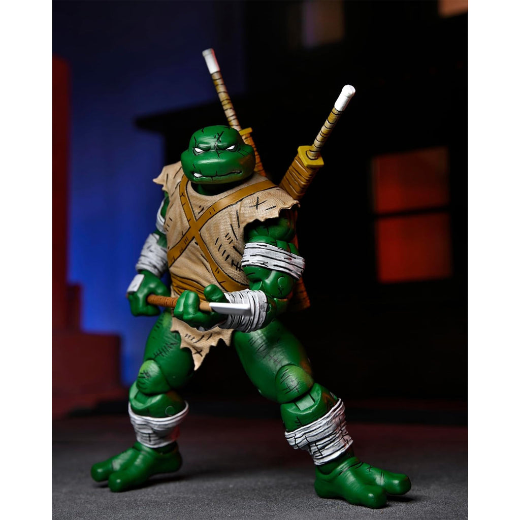 NECA Teenage Mutant Ninja Turtles Michelangelo The Wanderer Mirage Comics Action Figure