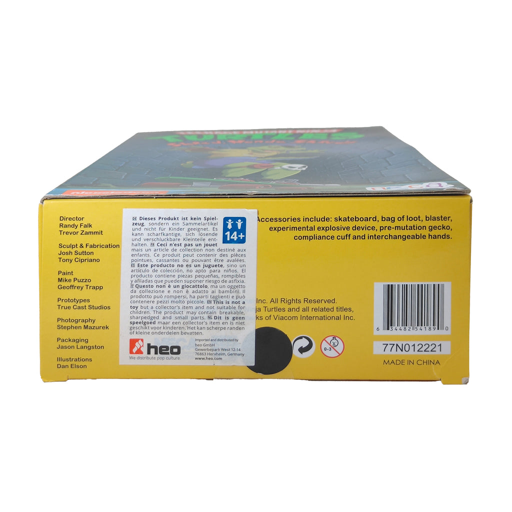 NECA Teenage Mutant Ninja Turtles Mondo Gecko Action Figure 2021 18cm – Teenage Mutant Ninja Turtles, NECA, 18 cm, 2020, pre-owned collector piece, Uncanny Collectibles Dublin Ireland