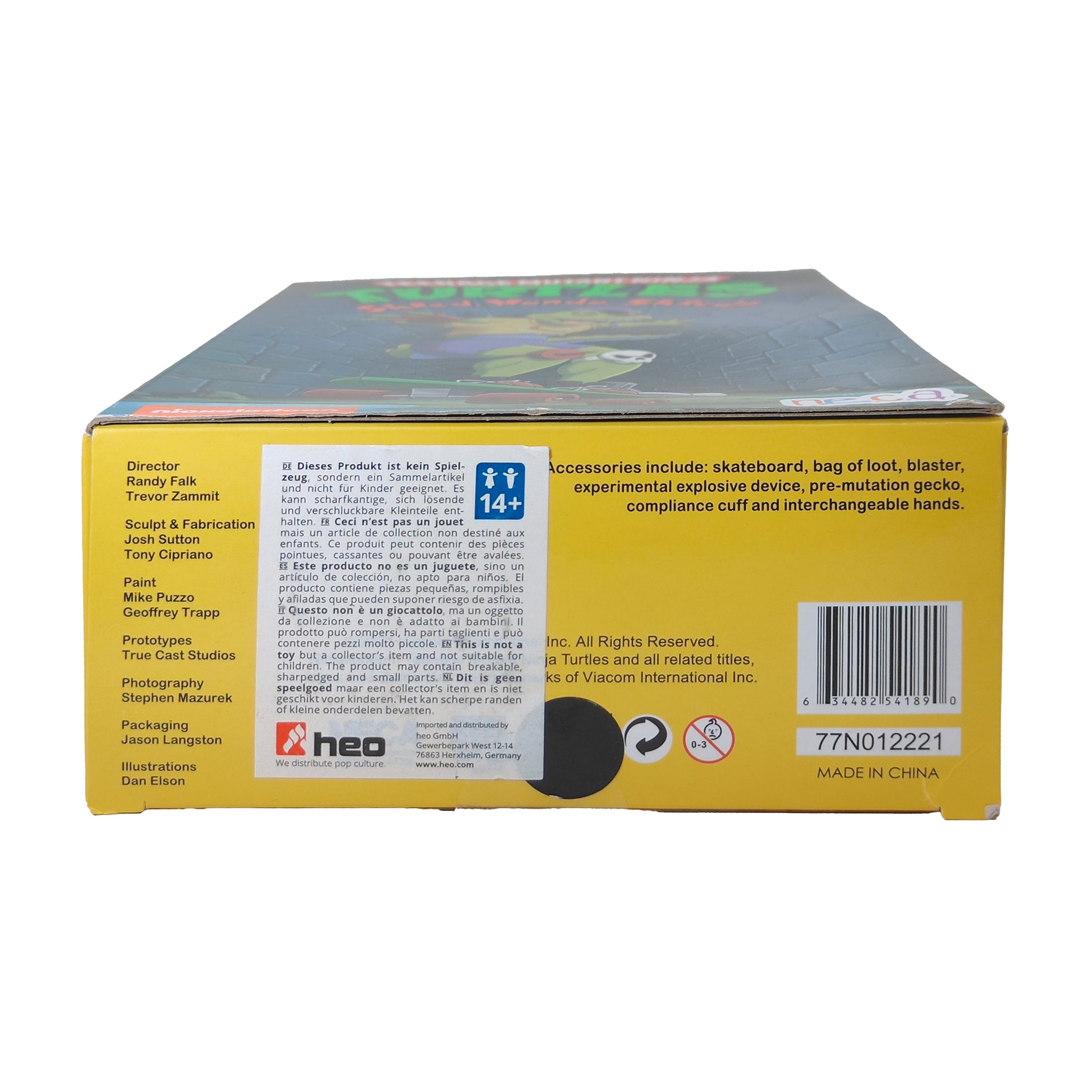 NECA Teenage Mutant Ninja Turtles Mondo Gecko Action Figure 2021 18cm – Teenage Mutant Ninja Turtles, NECA, 18 cm, 2020, pre-owned collector piece, Uncanny Collectibles Dublin Ireland