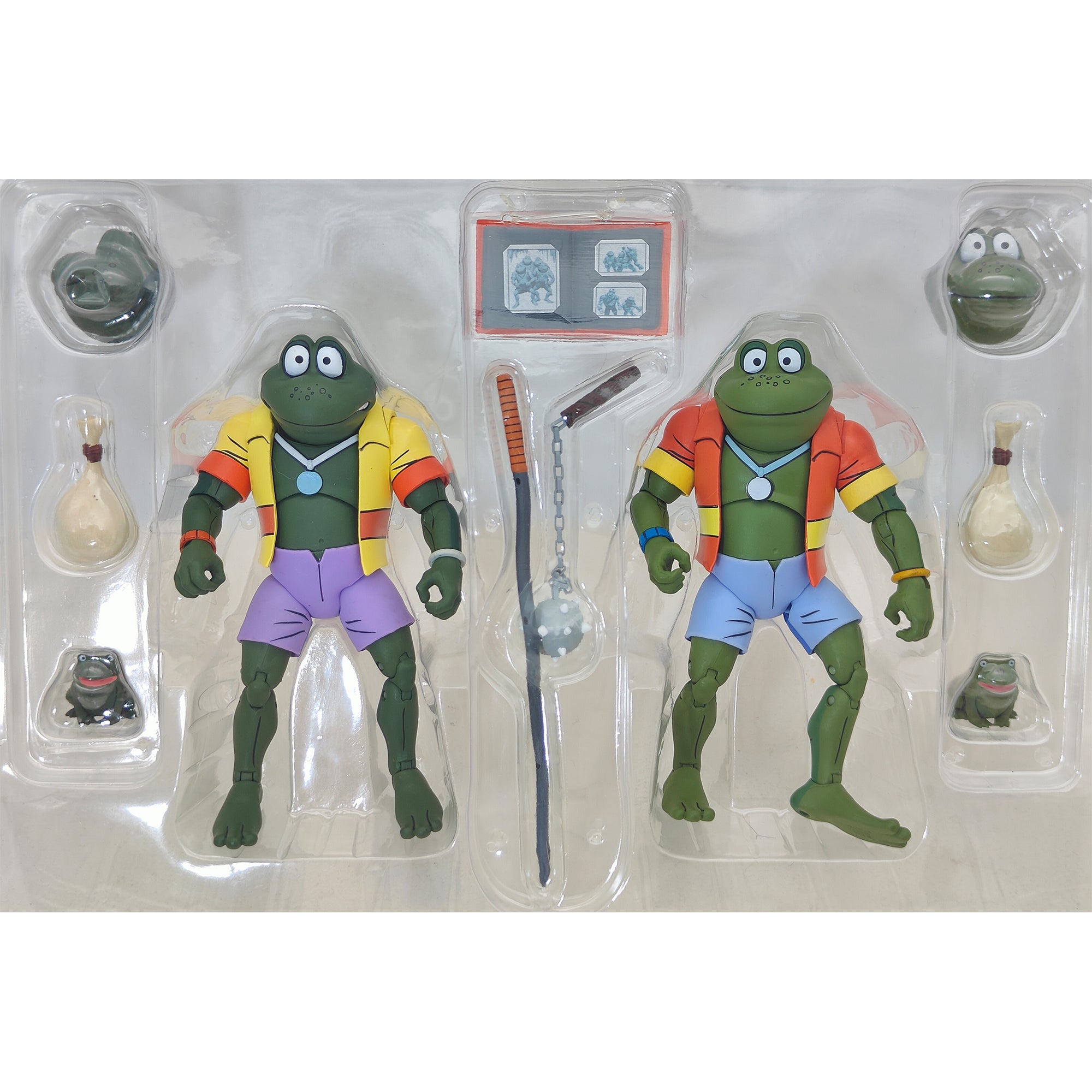 NECA Teenage Mutant Ninja Turtles Napoleon and Attila Cartoon 2-Pack 2021 18cm