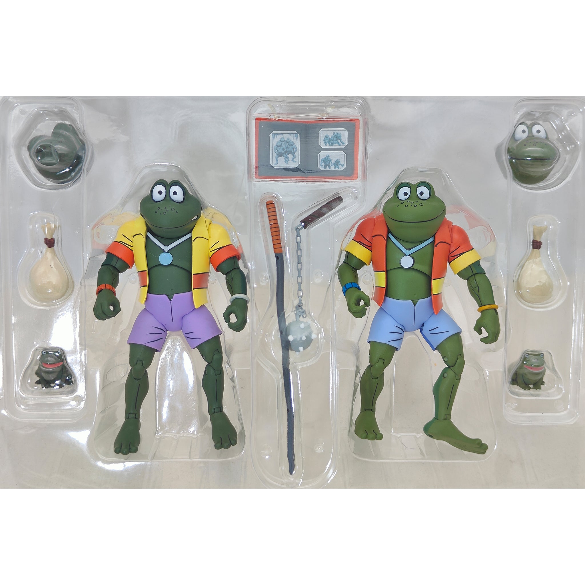 NECA Teenage Mutant Ninja Turtles Napoleon and Attila Cartoon 2-Pack 2021 18cm – Teenage Mutant Ninja Turtles, NECA, 18 cm, 2021, pre-owned collector piece, Uncanny Collectibles Dublin Ireland