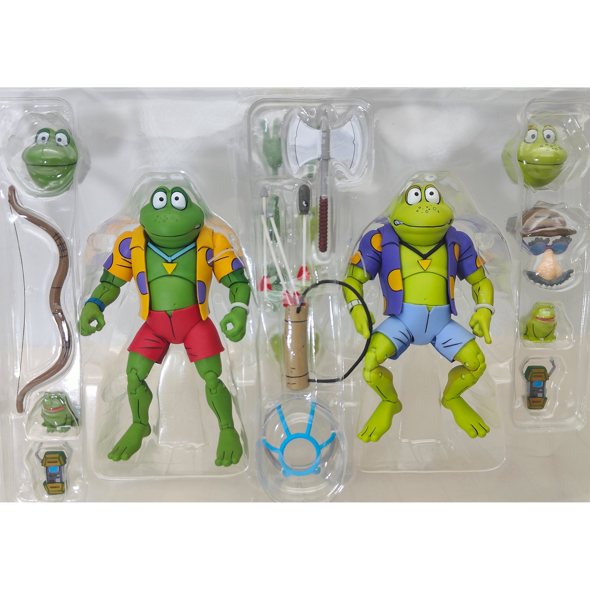 NECA Teenage Mutant Ninja Turtles Rasputin And Genghis Cartoon 2-Pack 2021 18cm