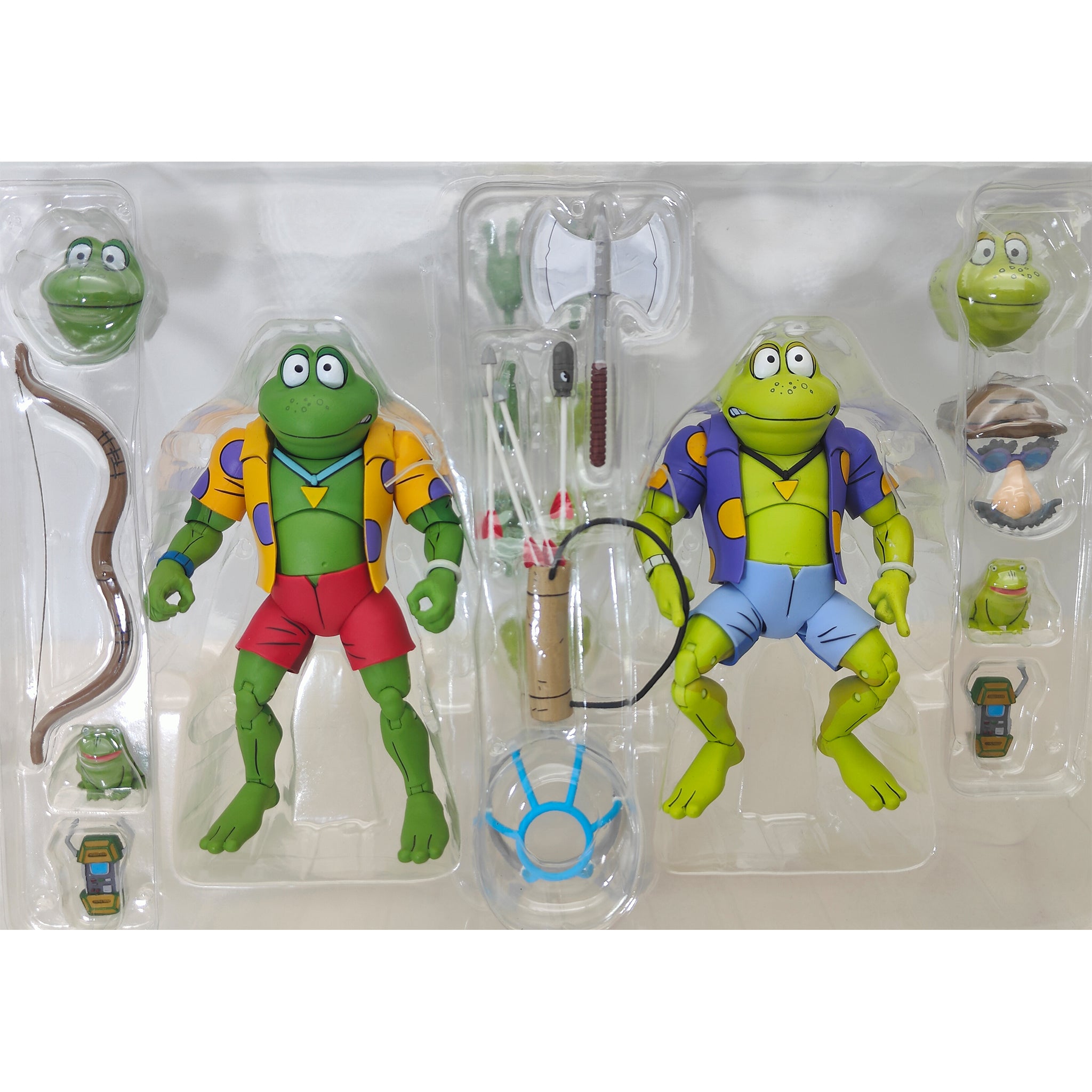 NECA Teenage Mutant Ninja Turtles Rasputin And Genghis Cartoon 2-Pack 2021 18cm – Teenage Mutant Ninja Turtles, NECA, 18 cm, 2021, pre-owned collector piece, Uncanny Collectibles Dublin Ireland