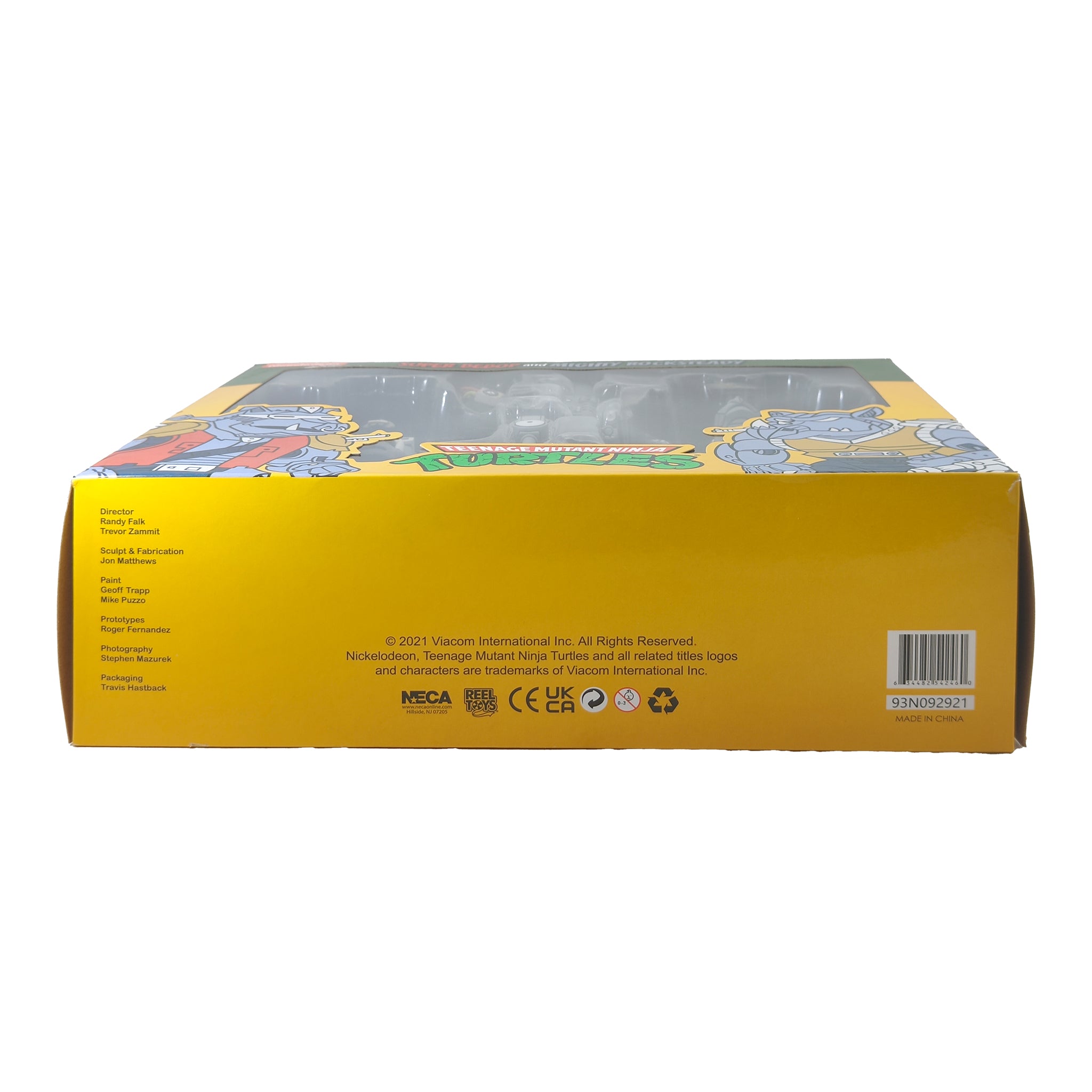 NECA Teenage Mutant Ninja Turtles Super Bebop And Mighty Rocksteady Cartoon 2-Pack 2021 18cm – Teenage Mutant Ninja Turtles, NECA, 18 cm, 2021, pre-owned collector piece, Uncanny Collectibles Dublin Ireland