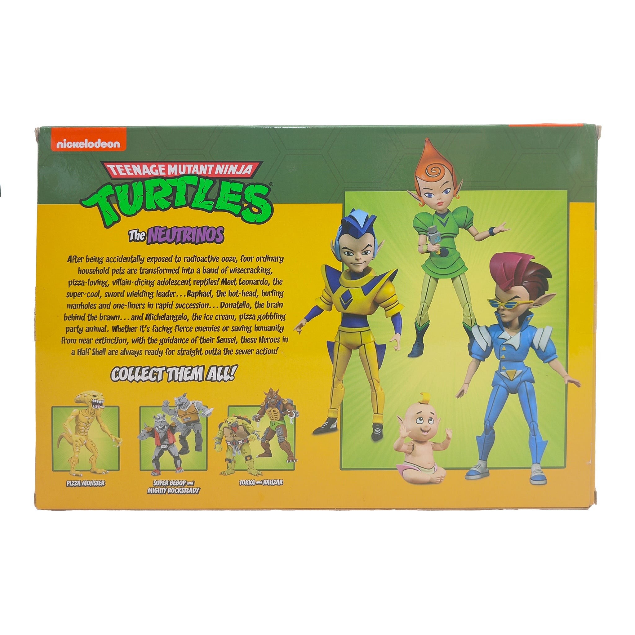 NECA Teenage Mutant Ninja Turtles The Neutrinos Cartoon 3-Pack 2022 – Teenage Mutant Ninja Turtles, NECA, 18 cm, 2022, pre-owned collector piece, Uncanny Collectibles Dublin Ireland