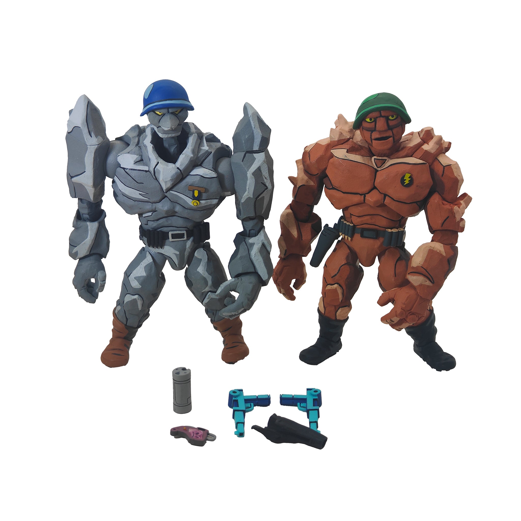 NECA Teenage Mutant Ninja Turtles Traag And Granitor Cartoon 2-Pack