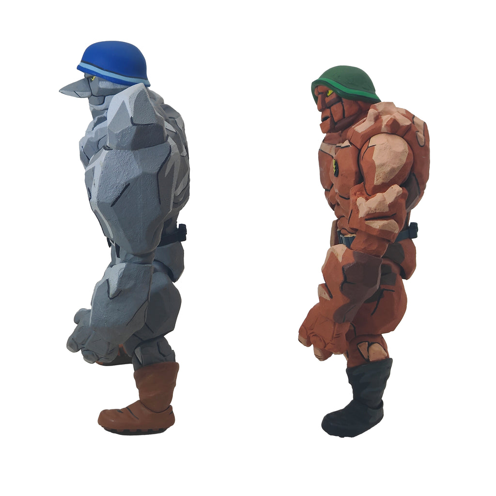 NECA Teenage Mutant Ninja Turtles Traag And Granitor Cartoon 2-Pack