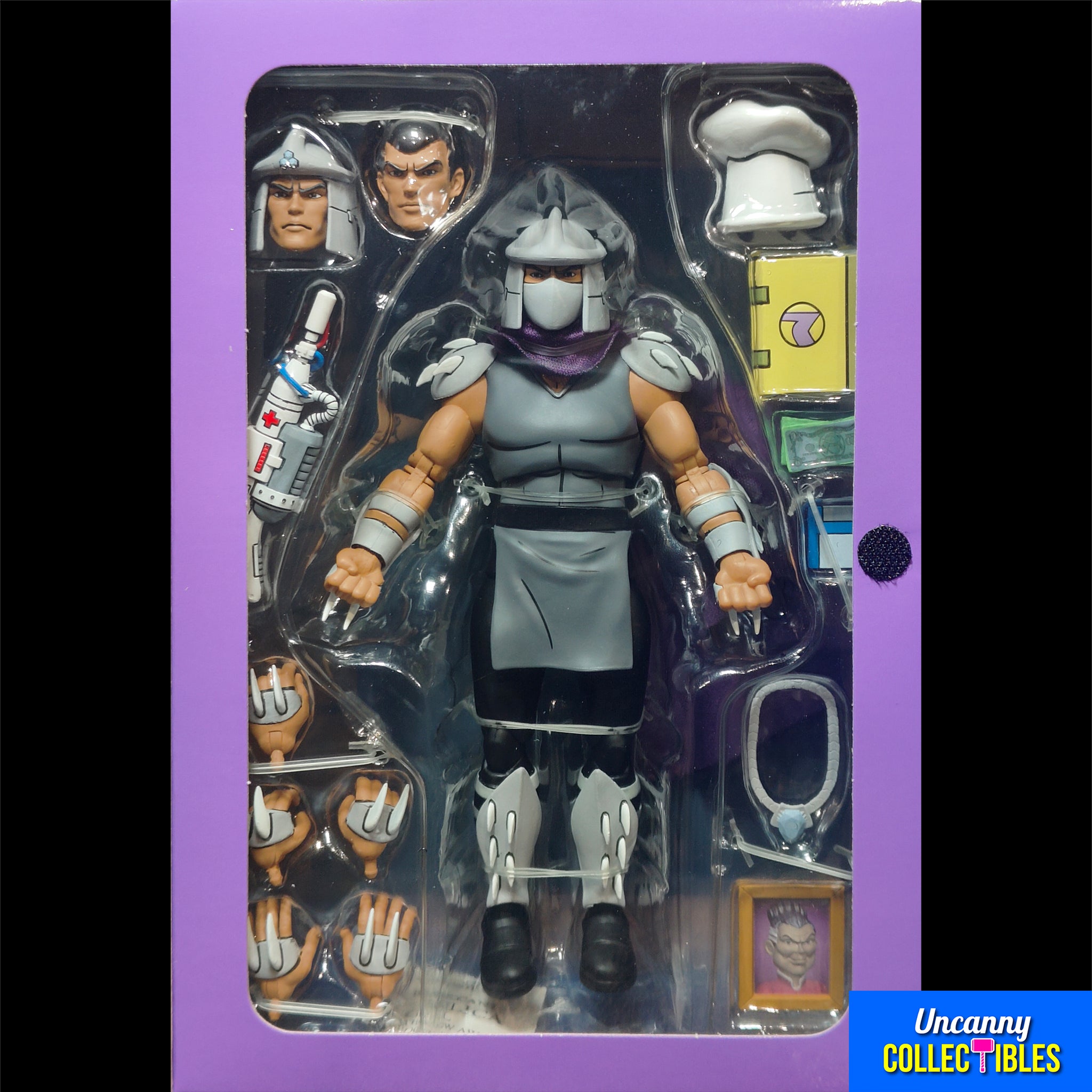NECA Teenage Mutant Ninja Turtles Ultimate Shredder Classic Colours Action Figure – Teenage Mutant Ninja Turtles, NECA, 18 cm, brand new collector item, Uncanny Collectibles Dublin Ireland