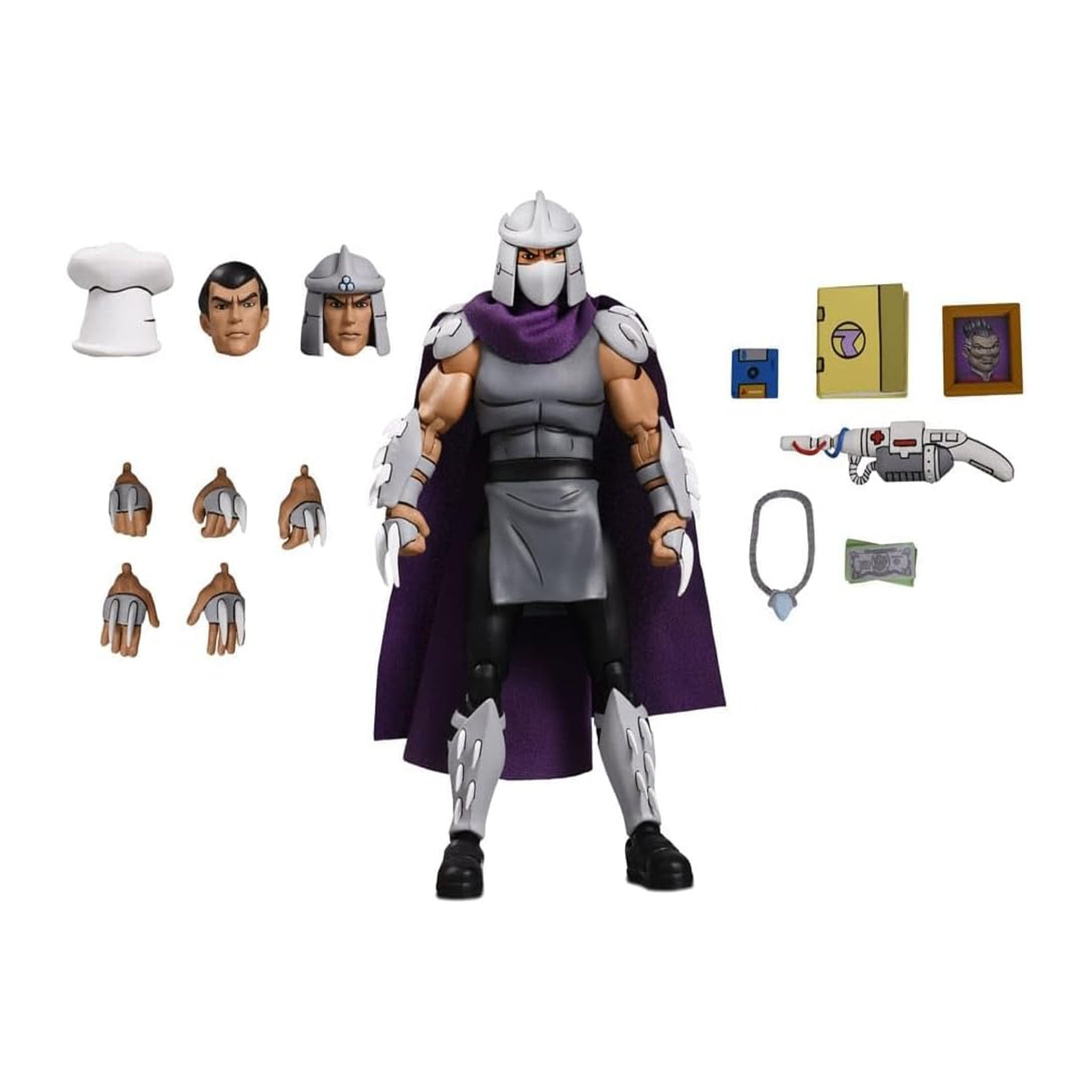 NECA Teenage Mutant Ninja Turtles Ultimate Shredder Classic Colours Action Figure – Teenage Mutant Ninja Turtles, NECA, 18 cm, brand new collector item, Uncanny Collectibles Dublin Ireland