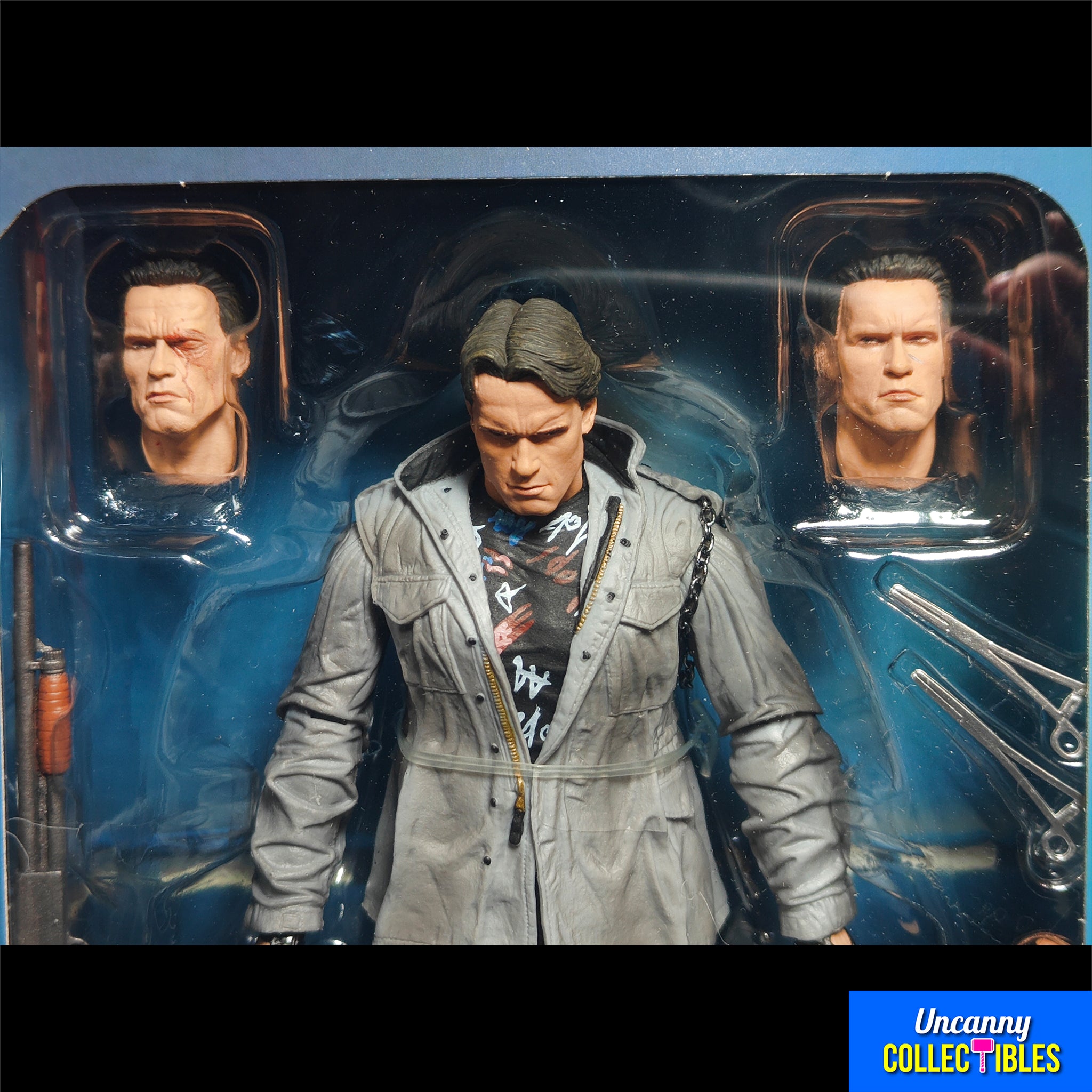 NECA Terminator Ultimate Tech Noir Terminator Action Figure 18cm – Terminator, NECA, 18 cm, 2021, brand new collector item, Uncanny Collectibles Dublin Ireland
