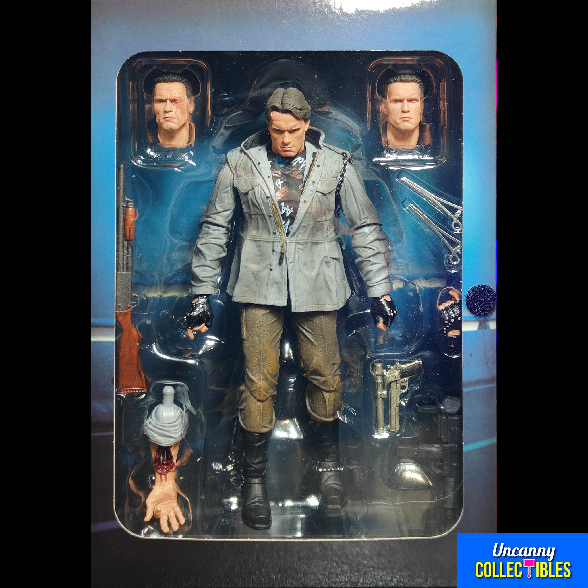 NECA Terminator Ultimate Tech Noir Terminator Action Figure 18cm – Terminator, NECA, 18 cm, 2021, brand new collector item, Uncanny Collectibles Dublin Ireland