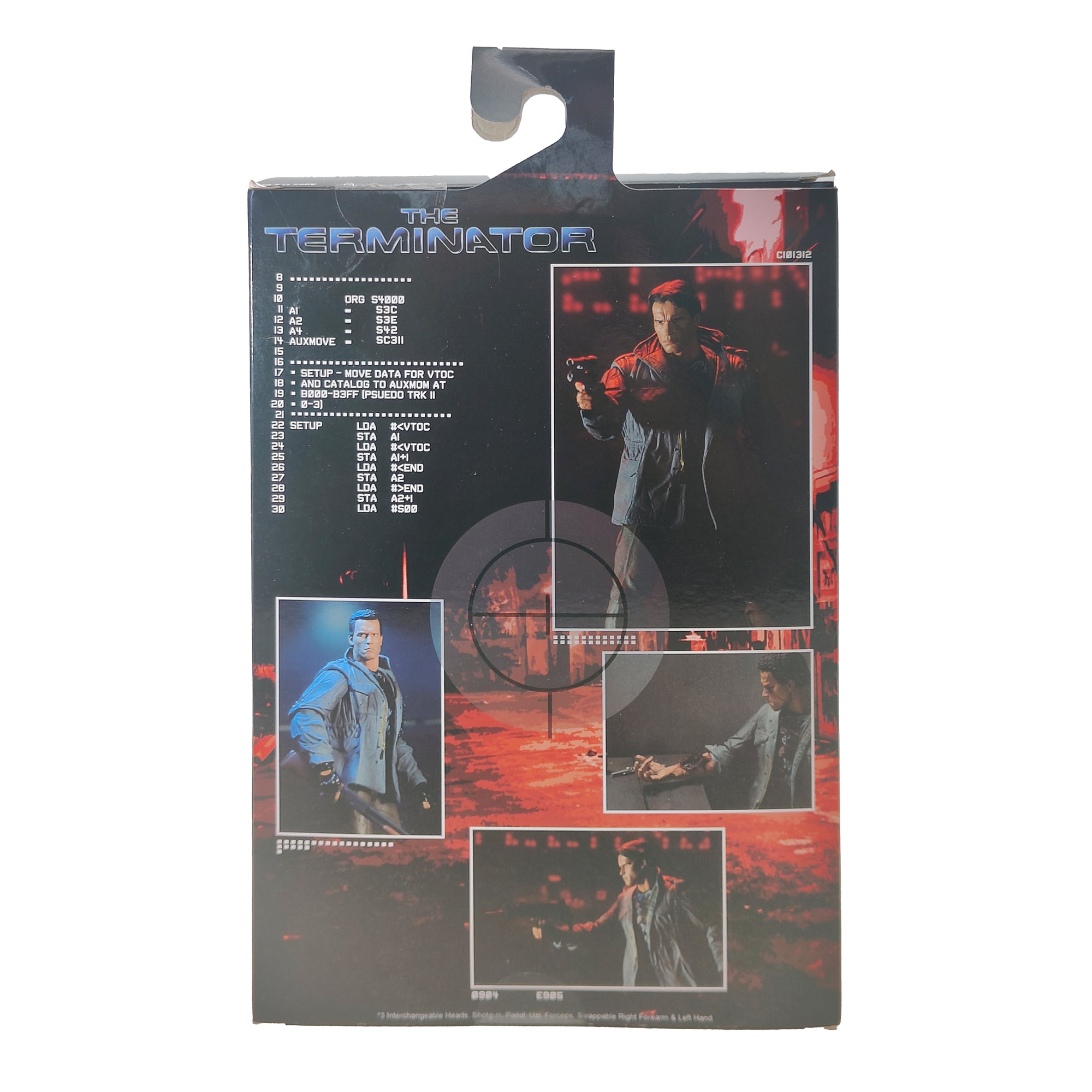 NECA Terminator Ultimate Tech Noir Terminator Action Figure 18cm  - Used