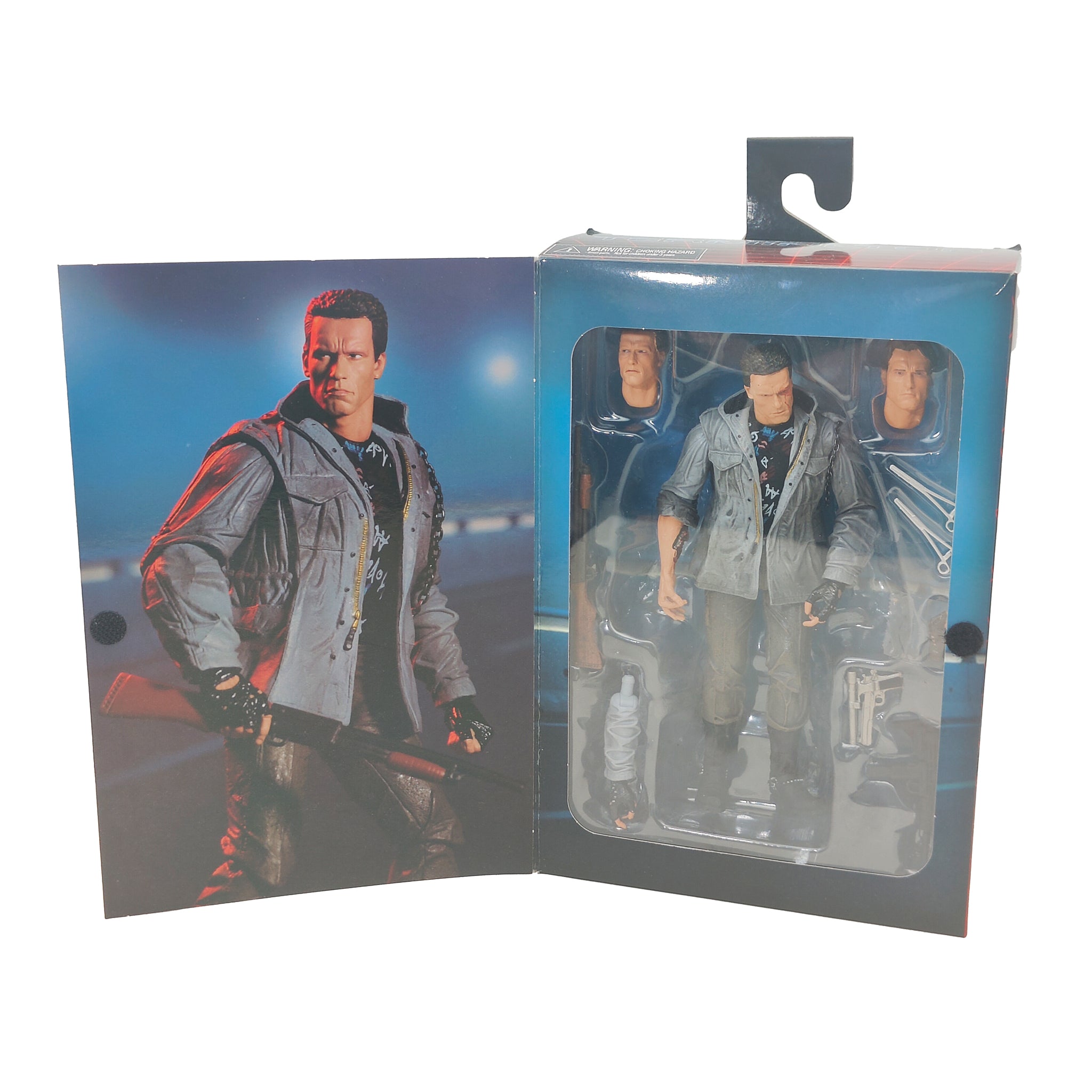 NECA Terminator Ultimate Tech Noir Terminator Action Figure 18cm  - Used – Terminator, NECA, 18 cm, 2021, pre-owned collector piece, Uncanny Collectibles Dublin Ireland