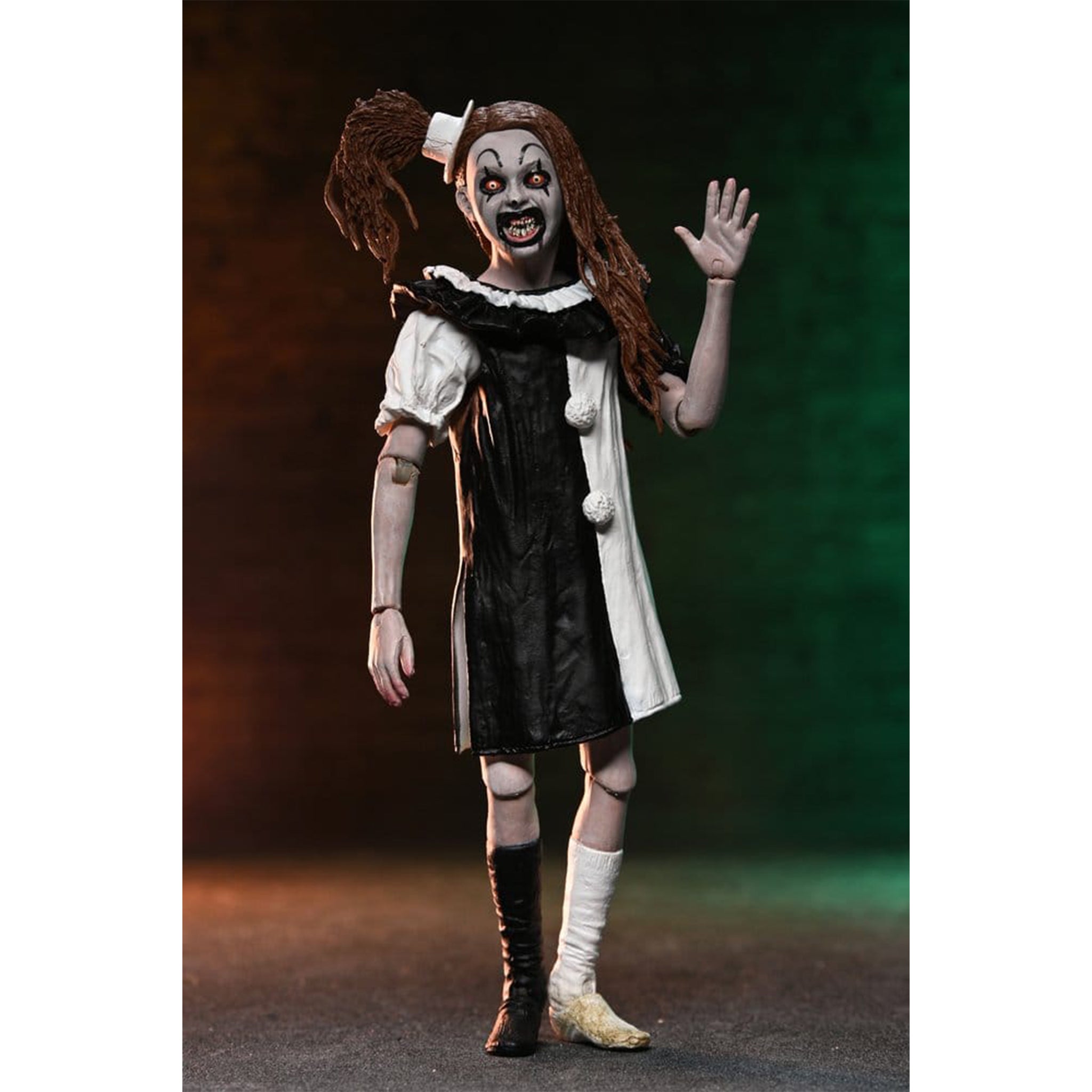 NECA Terrifier 2 Ultimate Art The Clown And The Pale Girl Action Figure 2 Pack