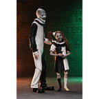 NECA Terrifier 2 Ultimate Art The Clown And The Pale Girl Action Figure 2 Pack – Terrifier, NECA, 18 cm, brand new collector item, Uncanny Collectibles Dublin Ireland