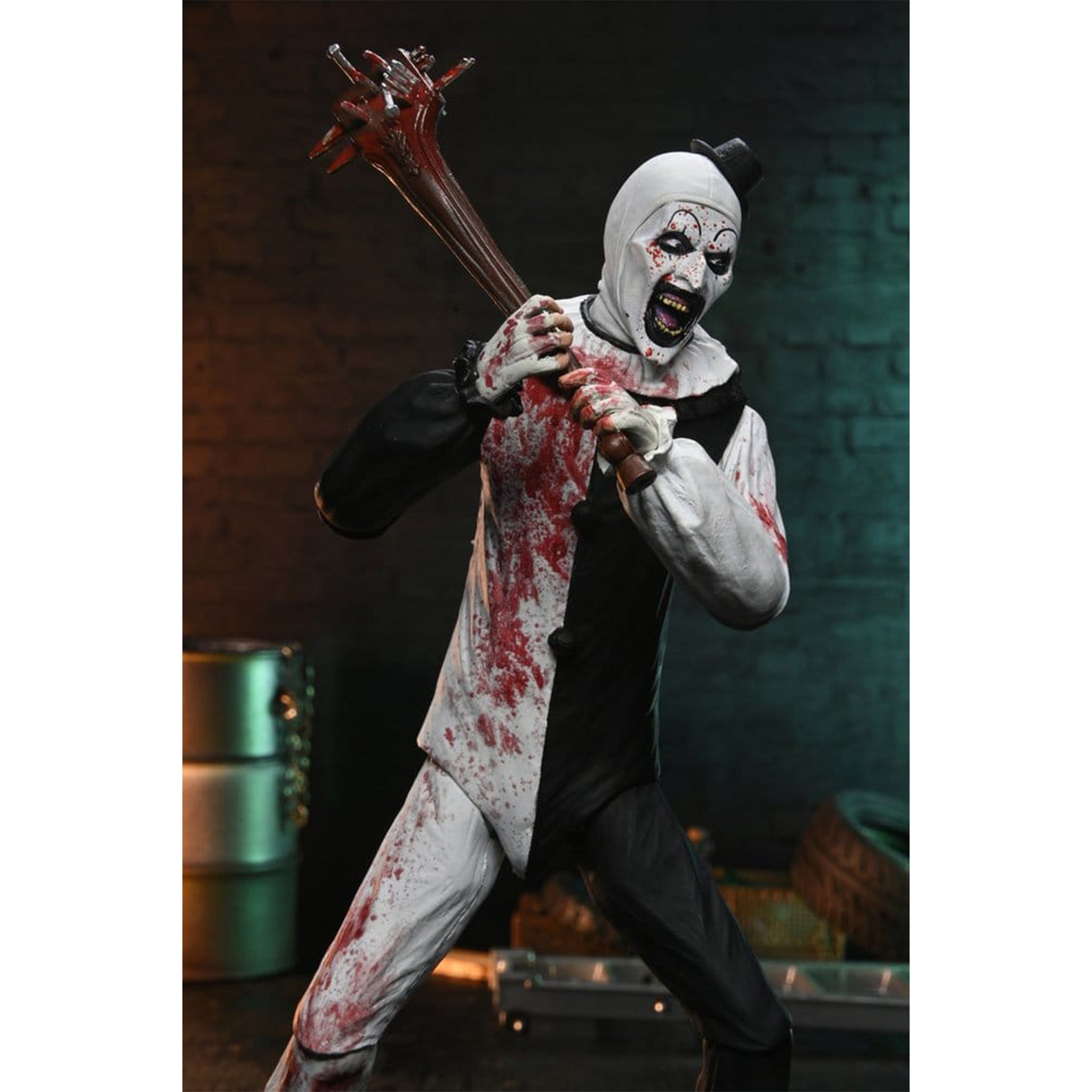 NECA Terrifier 2 Ultimate Art The Clown Blood Splattered Action Figure