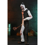 NECA Terrifier 2 Ultimate Art The Clown Blood Splattered Action Figure – Terrifier, NECA, 18 cm, brand new collector item, Uncanny Collectibles Dublin Ireland