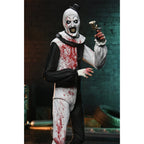 NECA Terrifier 2 Ultimate Art The Clown Blood Splattered Action Figure – Terrifier, NECA, 18 cm, brand new collector item, Uncanny Collectibles Dublin Ireland