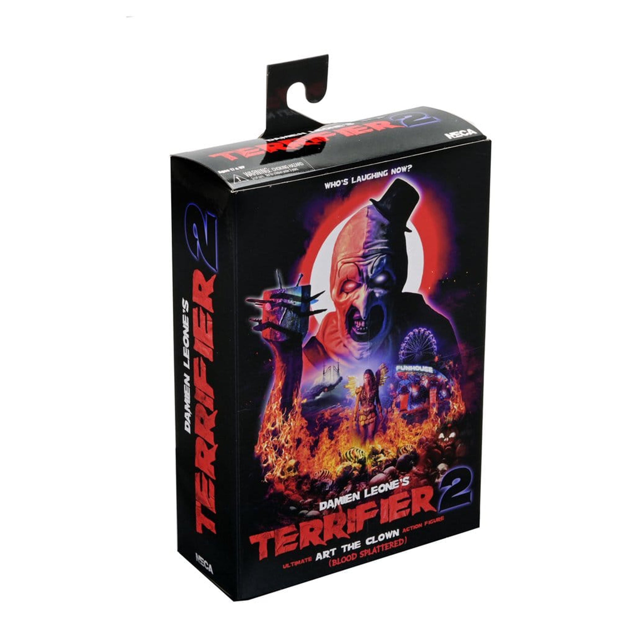 NECA Terrifier 2 Ultimate Art The Clown Blood Splattered Action Figure – Terrifier, NECA, 18 cm, brand new collector item, Uncanny Collectibles Dublin Ireland