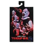 NECA Terrifier 2 Ultimate Art The Clown Blood Splattered Action Figure – Terrifier, NECA, 18 cm, brand new collector item, Uncanny Collectibles Dublin Ireland