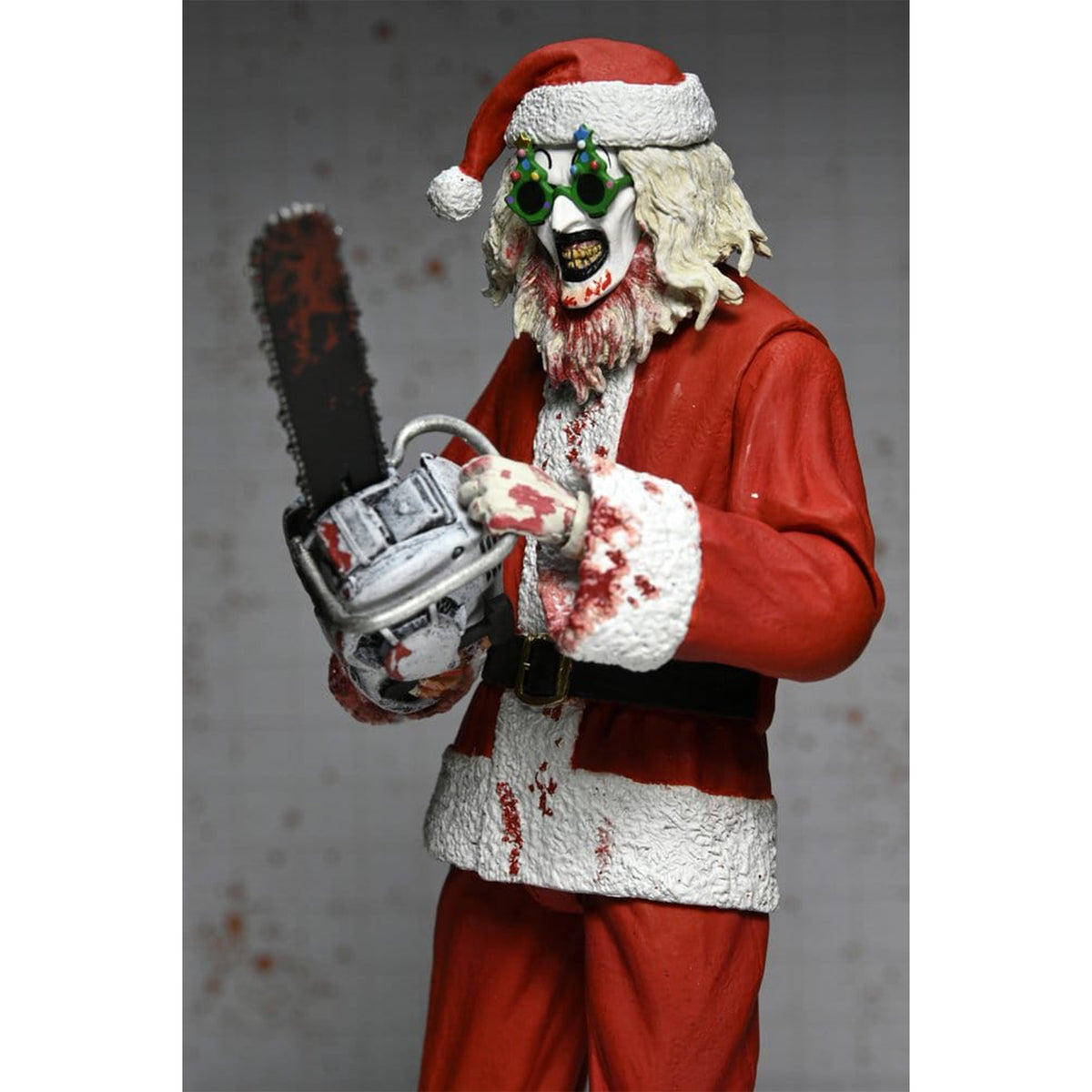 NECA Terrifier 3 Ultimate Santa Suit Art The Clown Bloody Version Action Figure – Terrifier, NECA, 18 cm, brand new collector item, Uncanny Collectibles Dublin Ireland