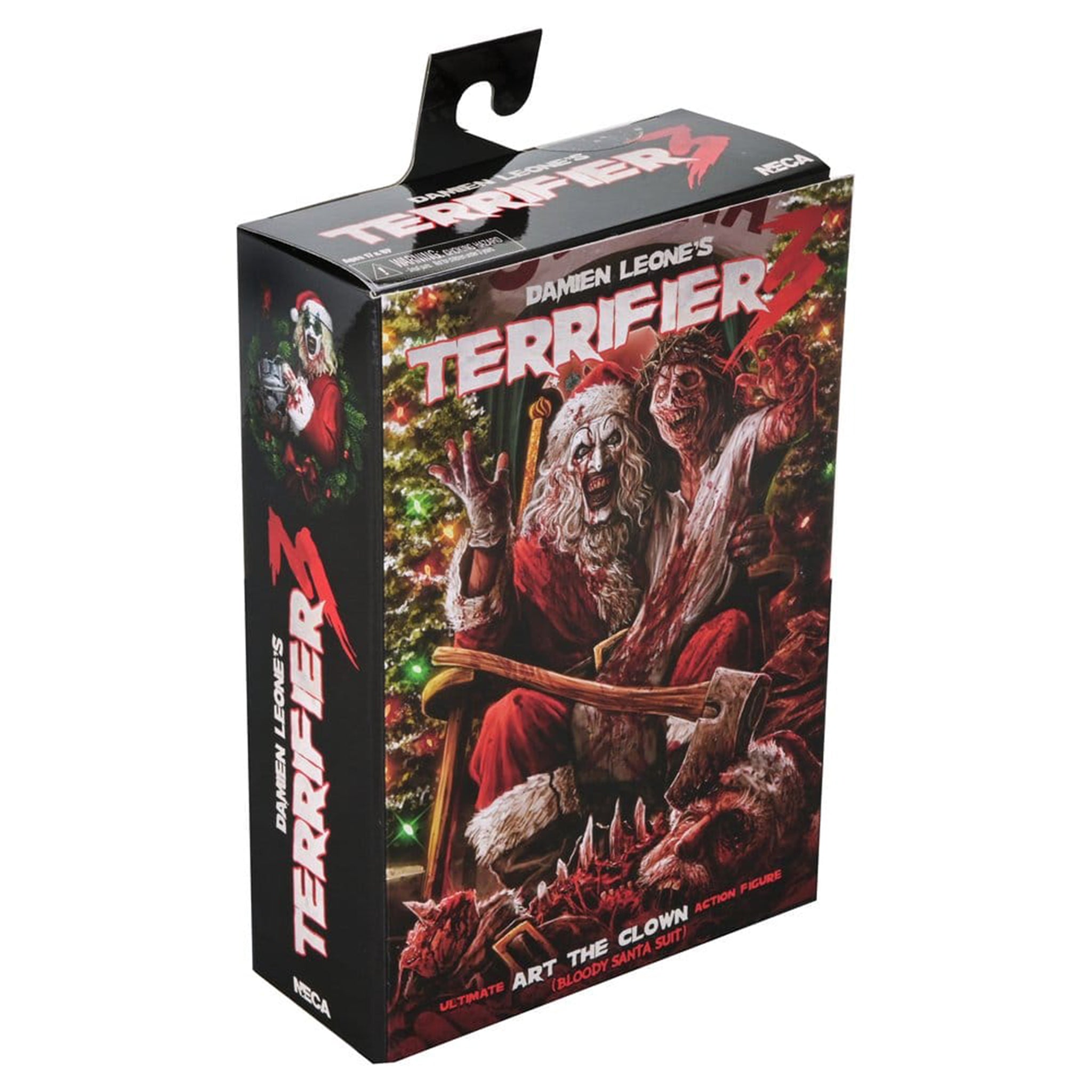 NECA Terrifier 3 Ultimate Santa Suit Art The Clown Bloody Version Action Figure – Terrifier, NECA, 18 cm, brand new collector item, Uncanny Collectibles Dublin Ireland