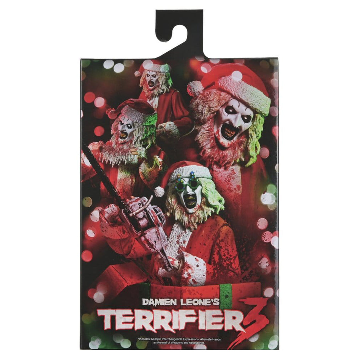 NECA Terrifier 3 Ultimate Santa Suit Art The Clown Bloody Version Action Figure – Terrifier, NECA, 18 cm, brand new collector item, Uncanny Collectibles Dublin Ireland