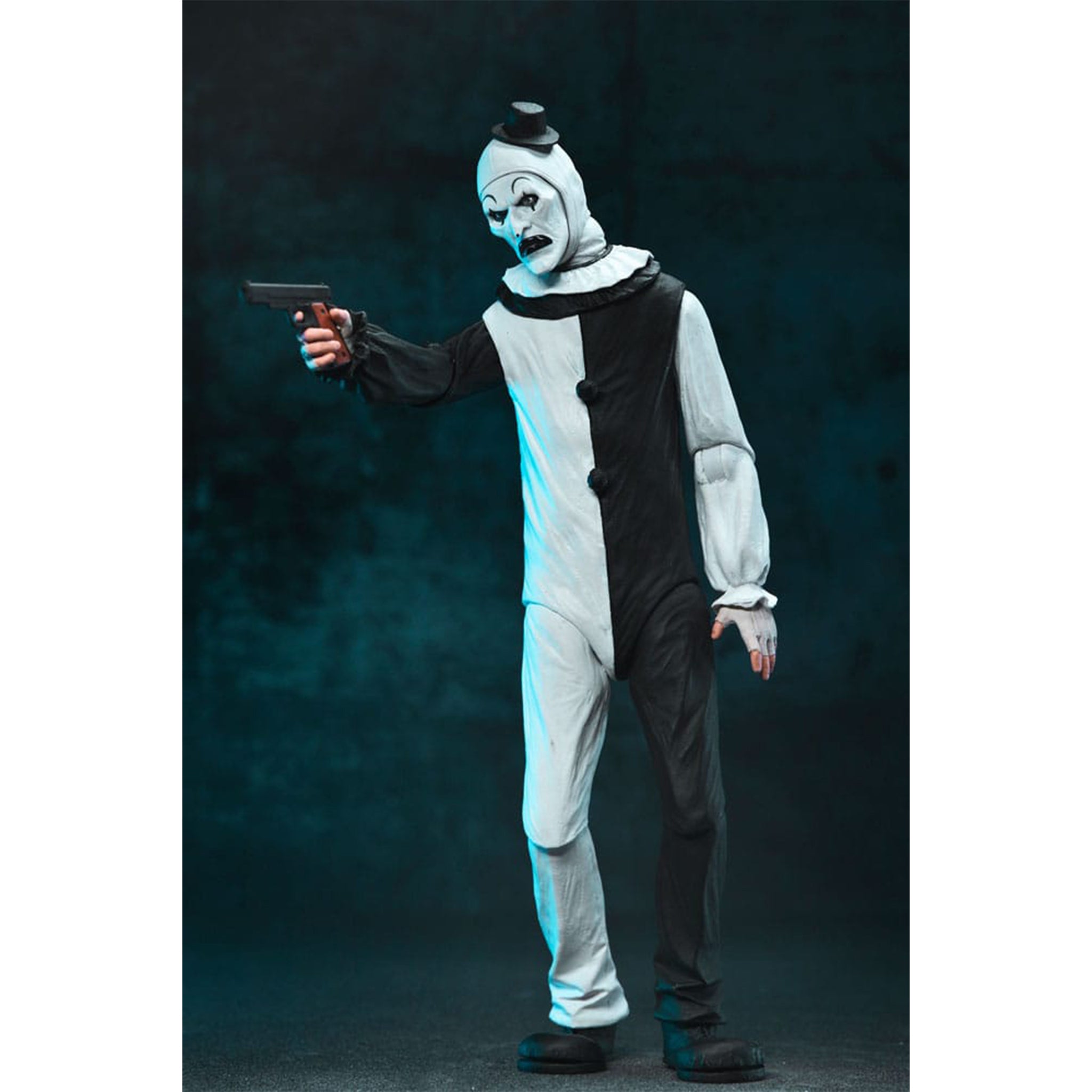 NECA Terrifier Ultimate Art the Clown Action Figure – Terrifier, NECA, 18 cm, brand new collector item, Uncanny Collectibles Dublin Ireland