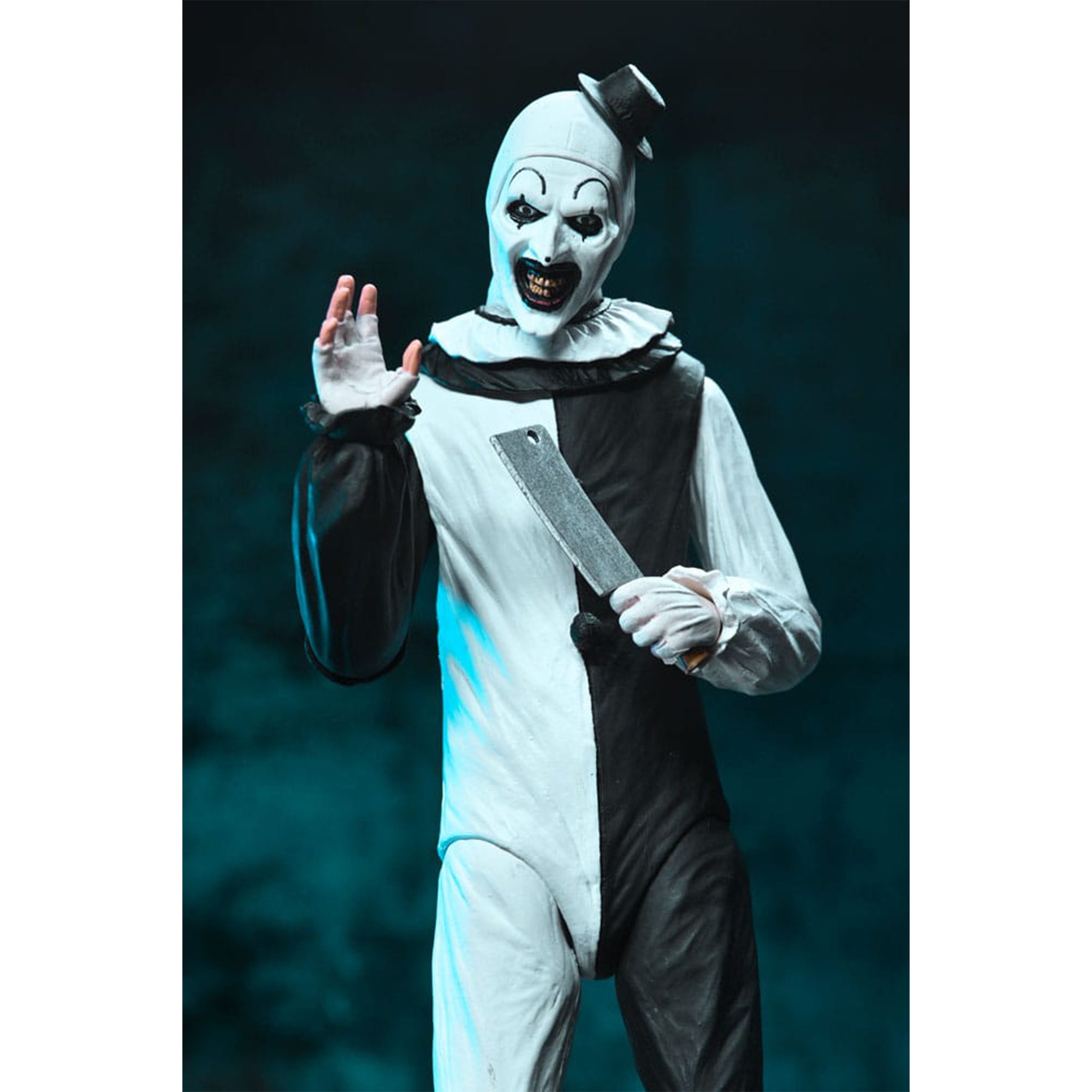 NECA Terrifier Ultimate Art the Clown Action Figure – Terrifier, NECA, 18 cm, brand new collector item, Uncanny Collectibles Dublin Ireland