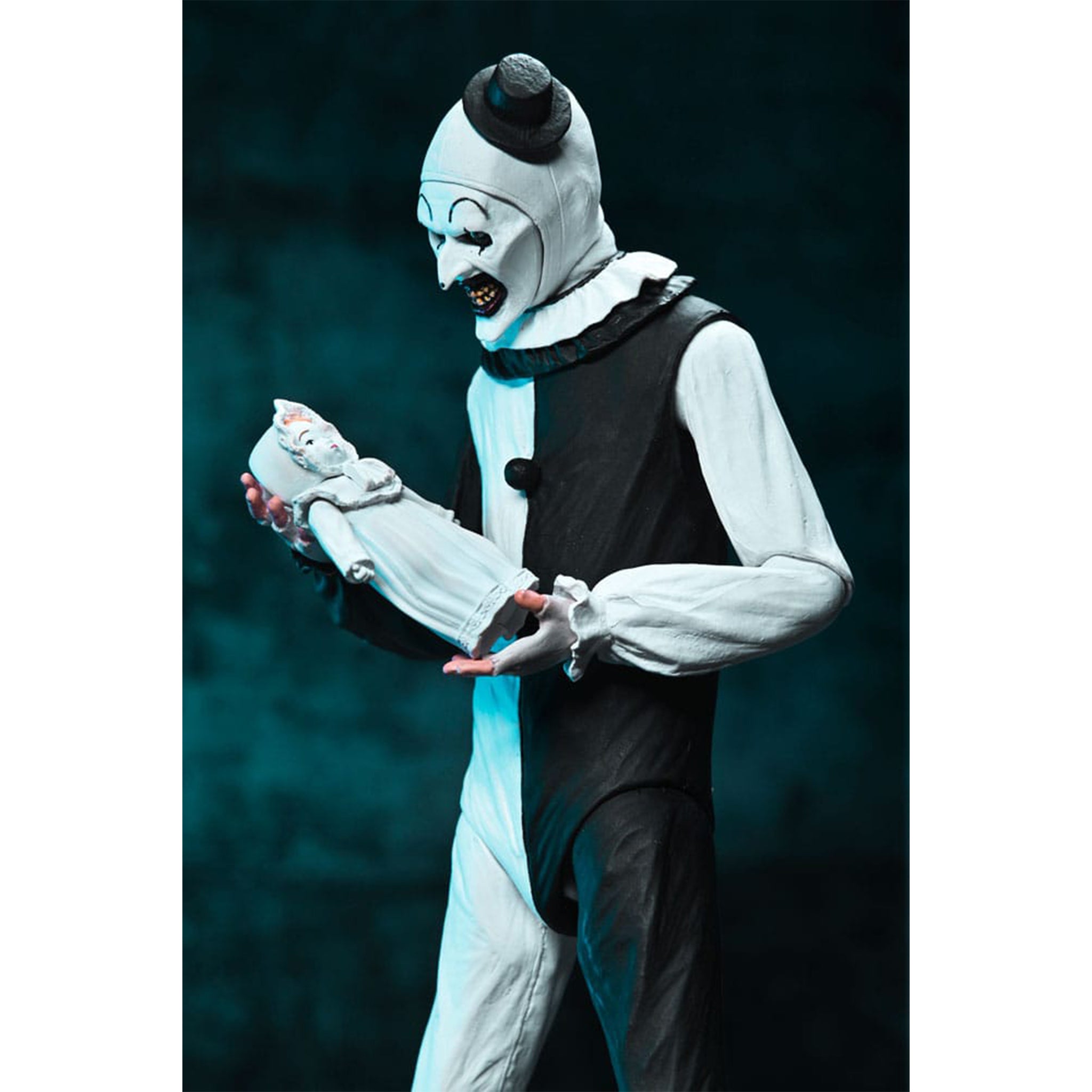 NECA Terrifier Ultimate Art the Clown Action Figure – Terrifier, NECA, 18 cm, brand new collector item, Uncanny Collectibles Dublin Ireland