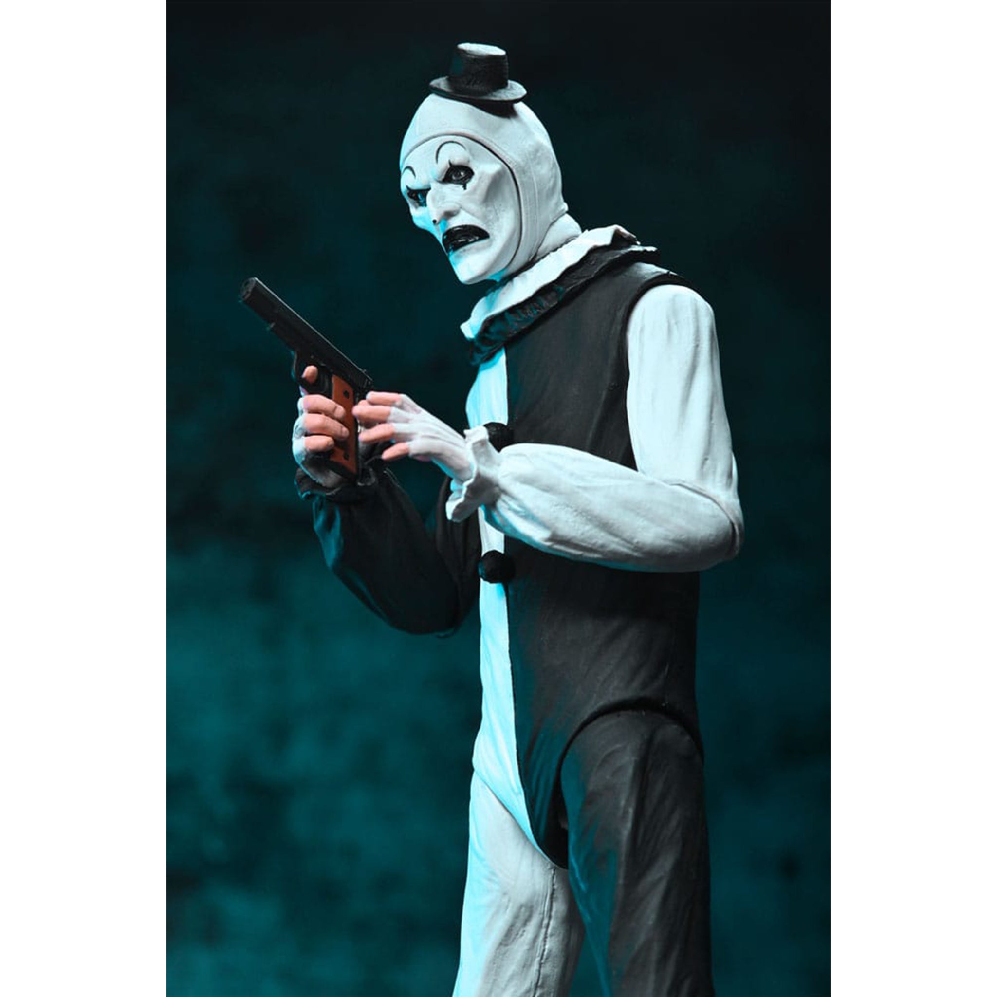 NECA Terrifier Ultimate Art the Clown Action Figure – Terrifier, NECA, 18 cm, brand new collector item, Uncanny Collectibles Dublin Ireland