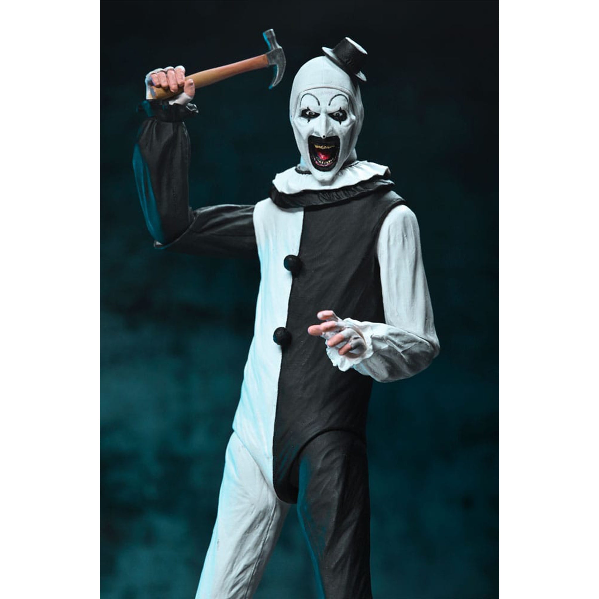 NECA Terrifier Ultimate Art the Clown Action Figure – Terrifier, NECA, 18 cm, brand new collector item, Uncanny Collectibles Dublin Ireland