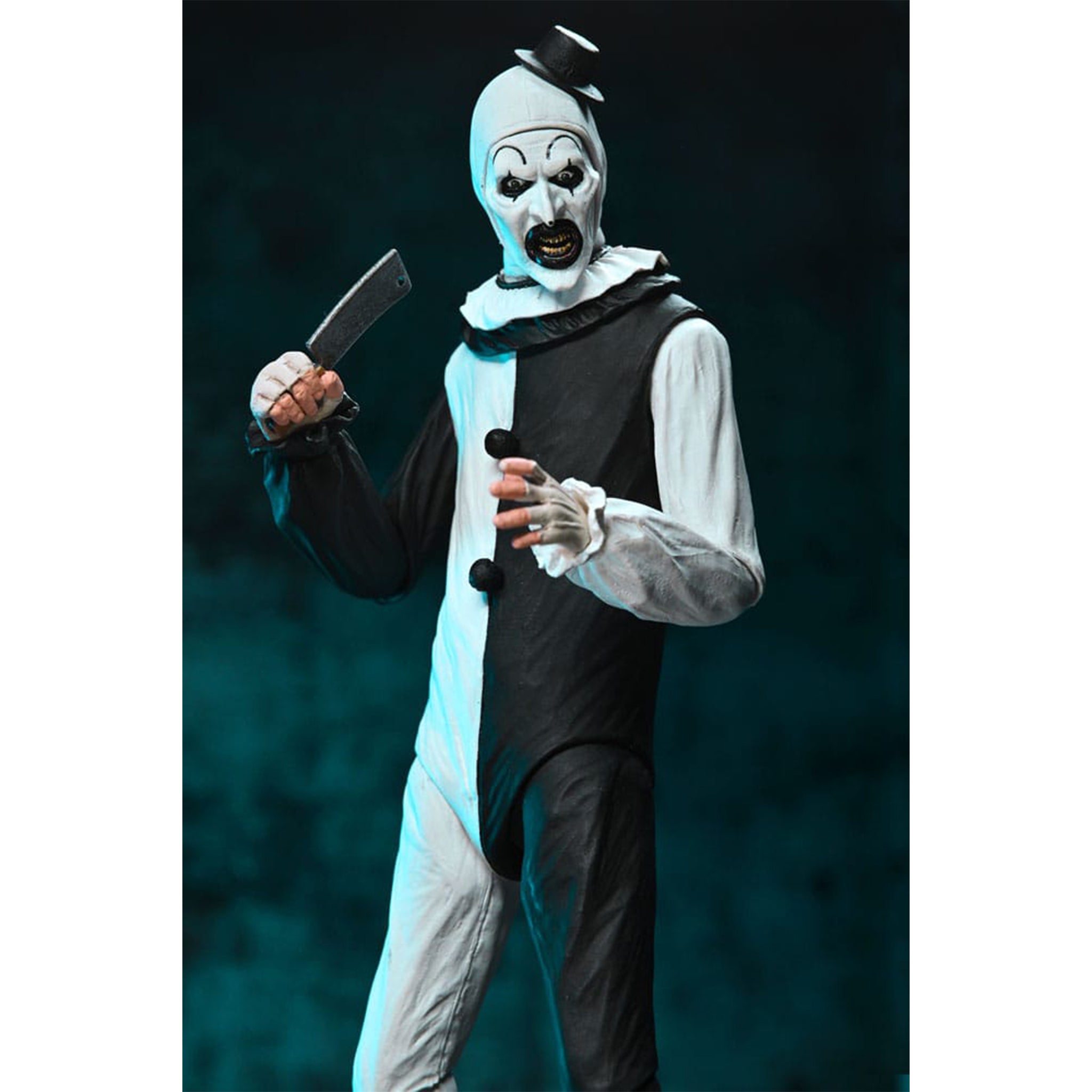 NECA Terrifier Ultimate Art the Clown Action Figure – Terrifier, NECA, 18 cm, brand new collector item, Uncanny Collectibles Dublin Ireland