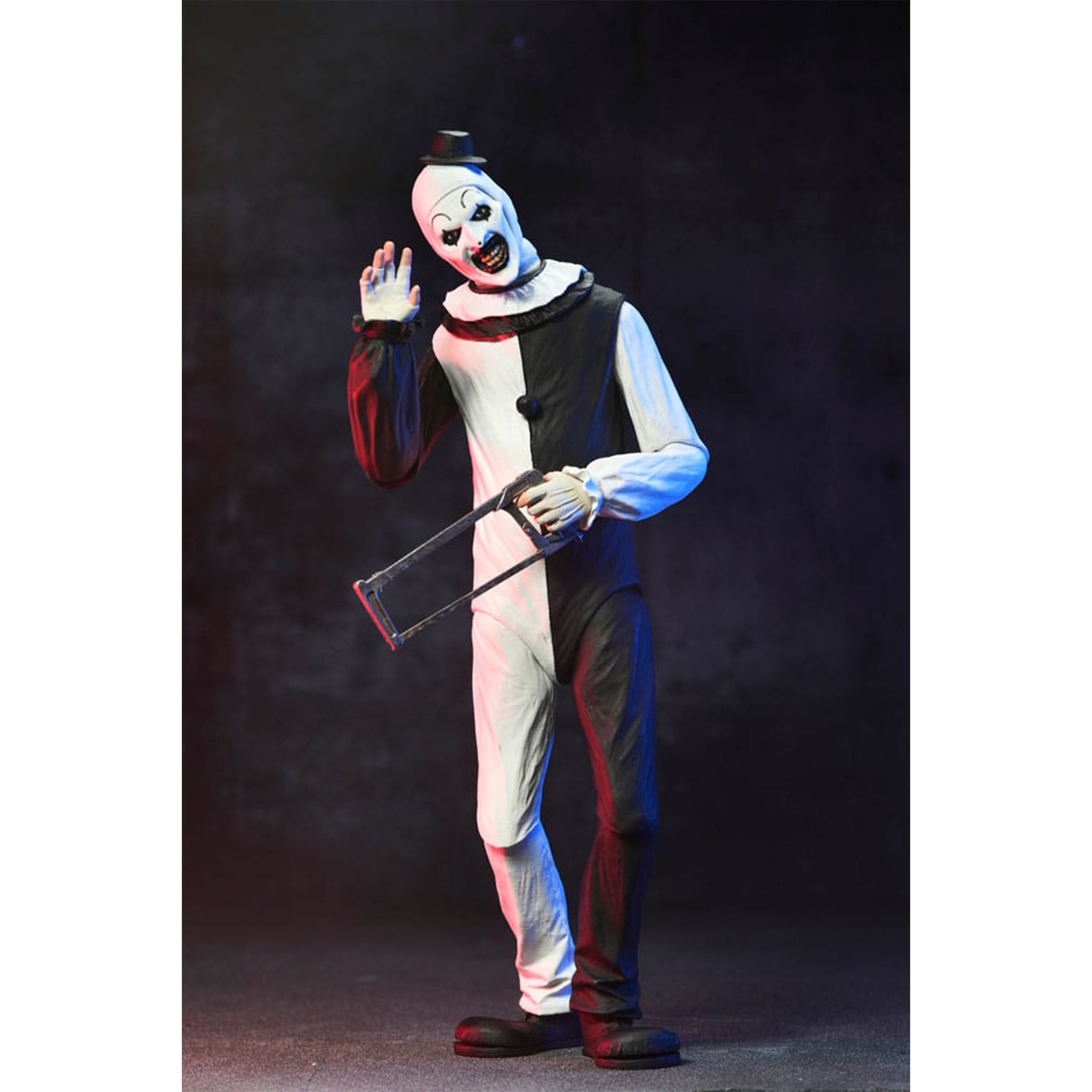 NECA Terrifier Ultimate Art the Clown Action Figure – Terrifier, NECA, 18 cm, brand new collector item, Uncanny Collectibles Dublin Ireland