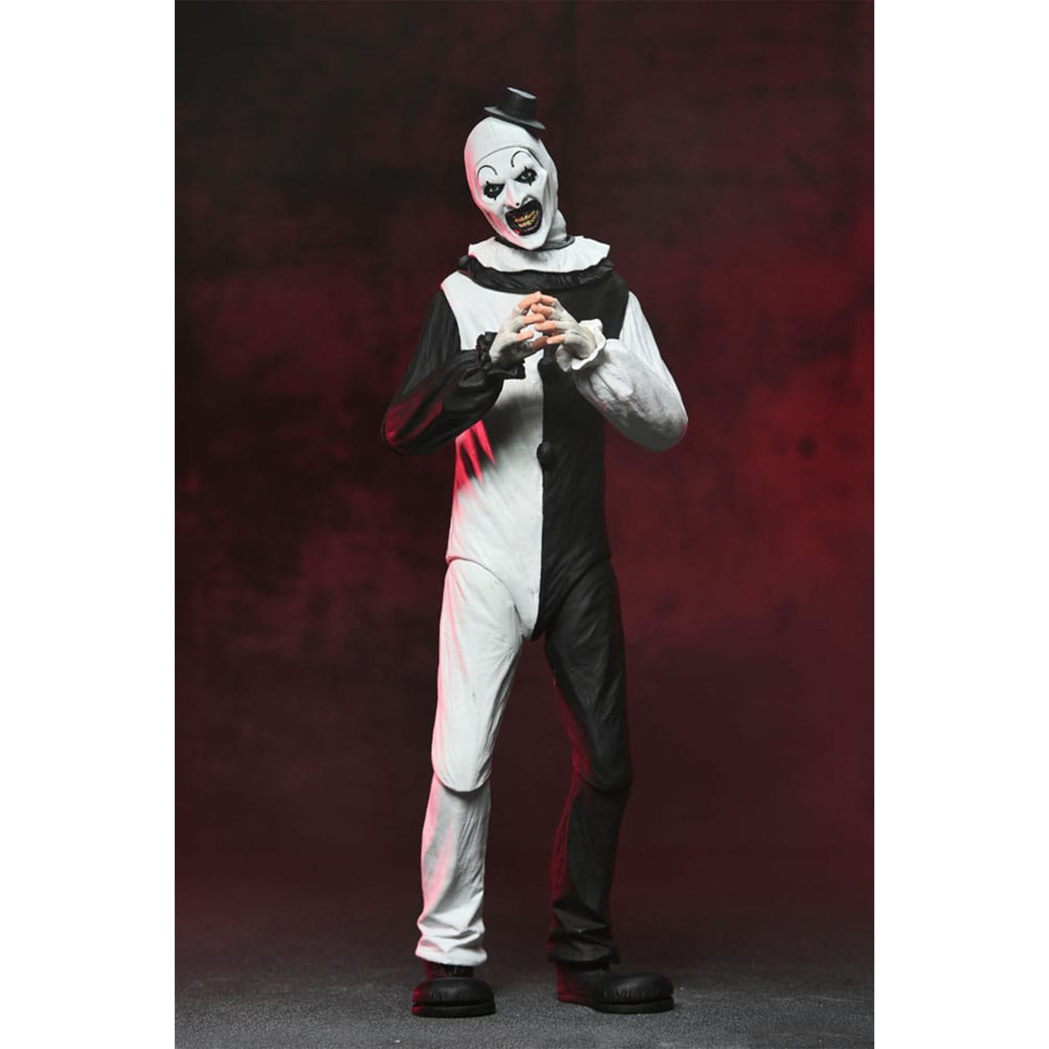 NECA Terrifier Ultimate Art the Clown Action Figure – Terrifier, NECA, 18 cm, brand new collector item, Uncanny Collectibles Dublin Ireland
