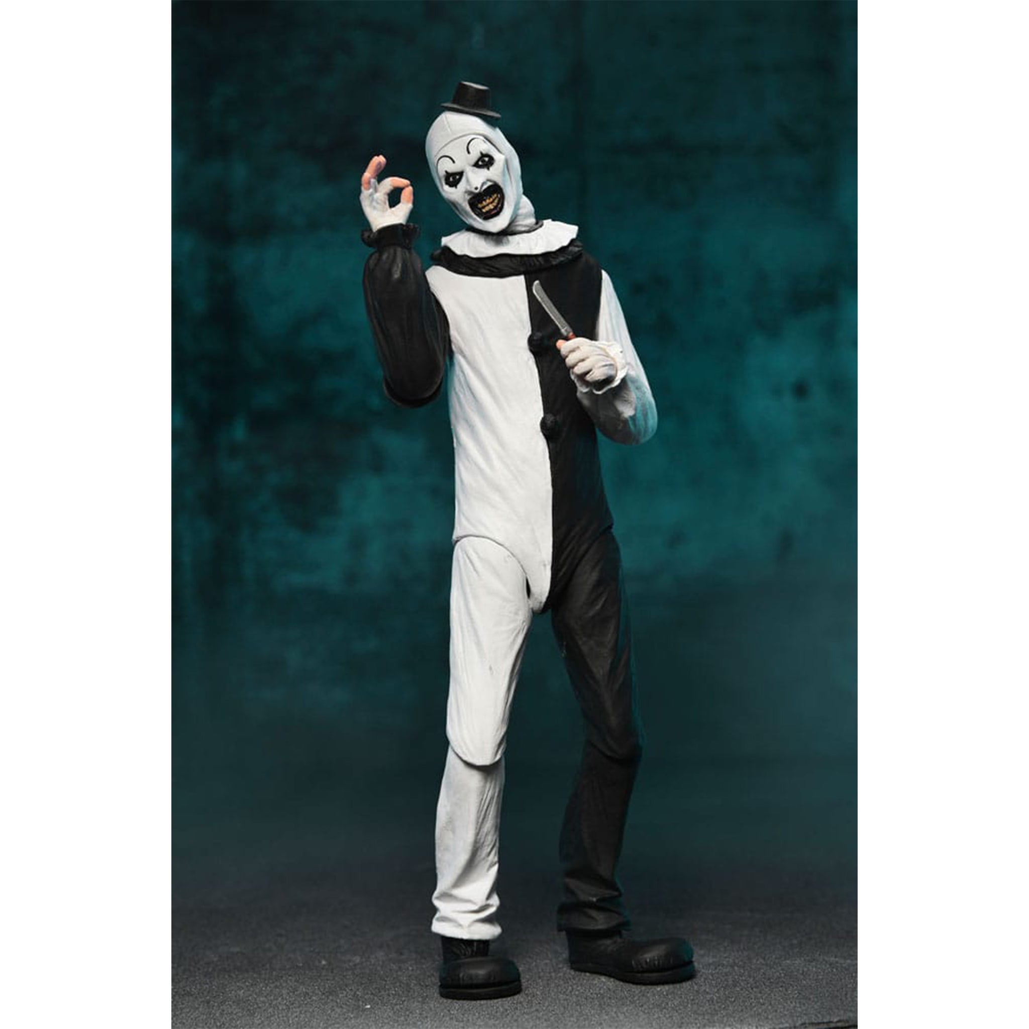 NECA Terrifier Ultimate Art the Clown Action Figure – Terrifier, NECA, 18 cm, brand new collector item, Uncanny Collectibles Dublin Ireland