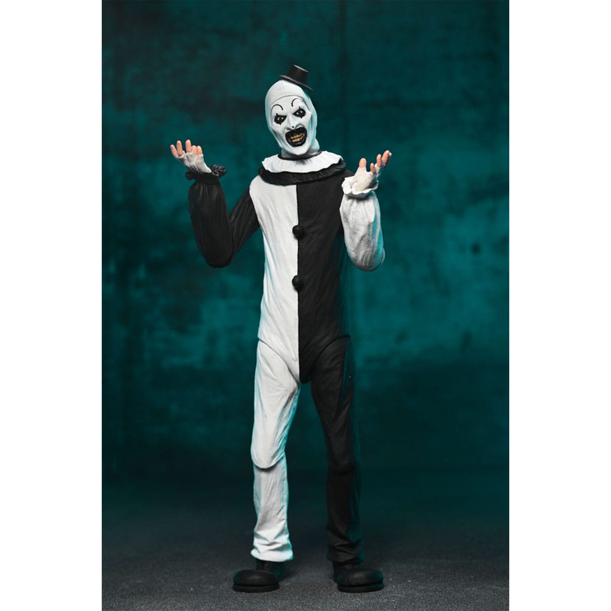 NECA Terrifier Ultimate Art the Clown Action Figure – Terrifier, NECA, 18 cm, brand new collector item, Uncanny Collectibles Dublin Ireland