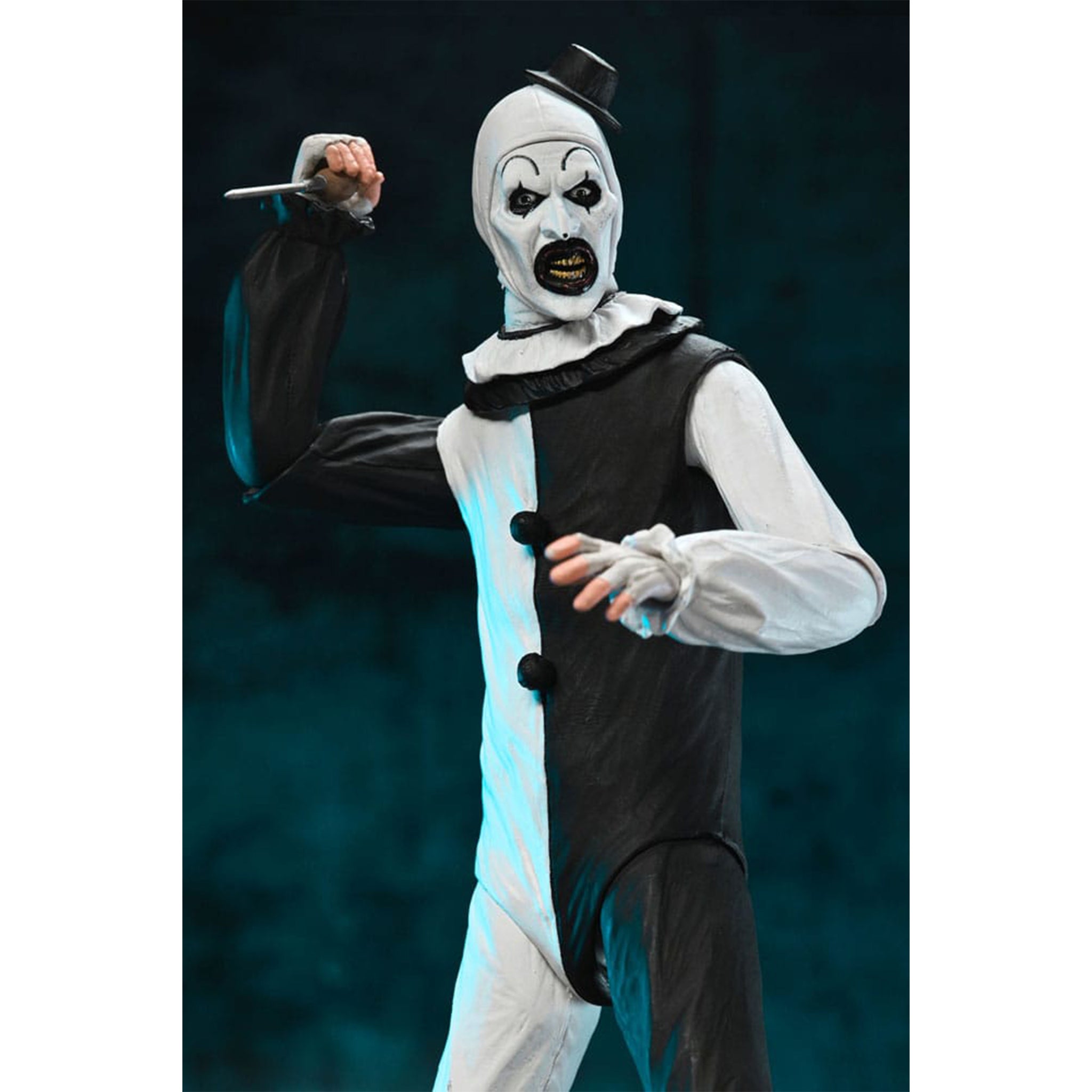NECA Terrifier Ultimate Art the Clown Action Figure – Terrifier, NECA, 18 cm, brand new collector item, Uncanny Collectibles Dublin Ireland